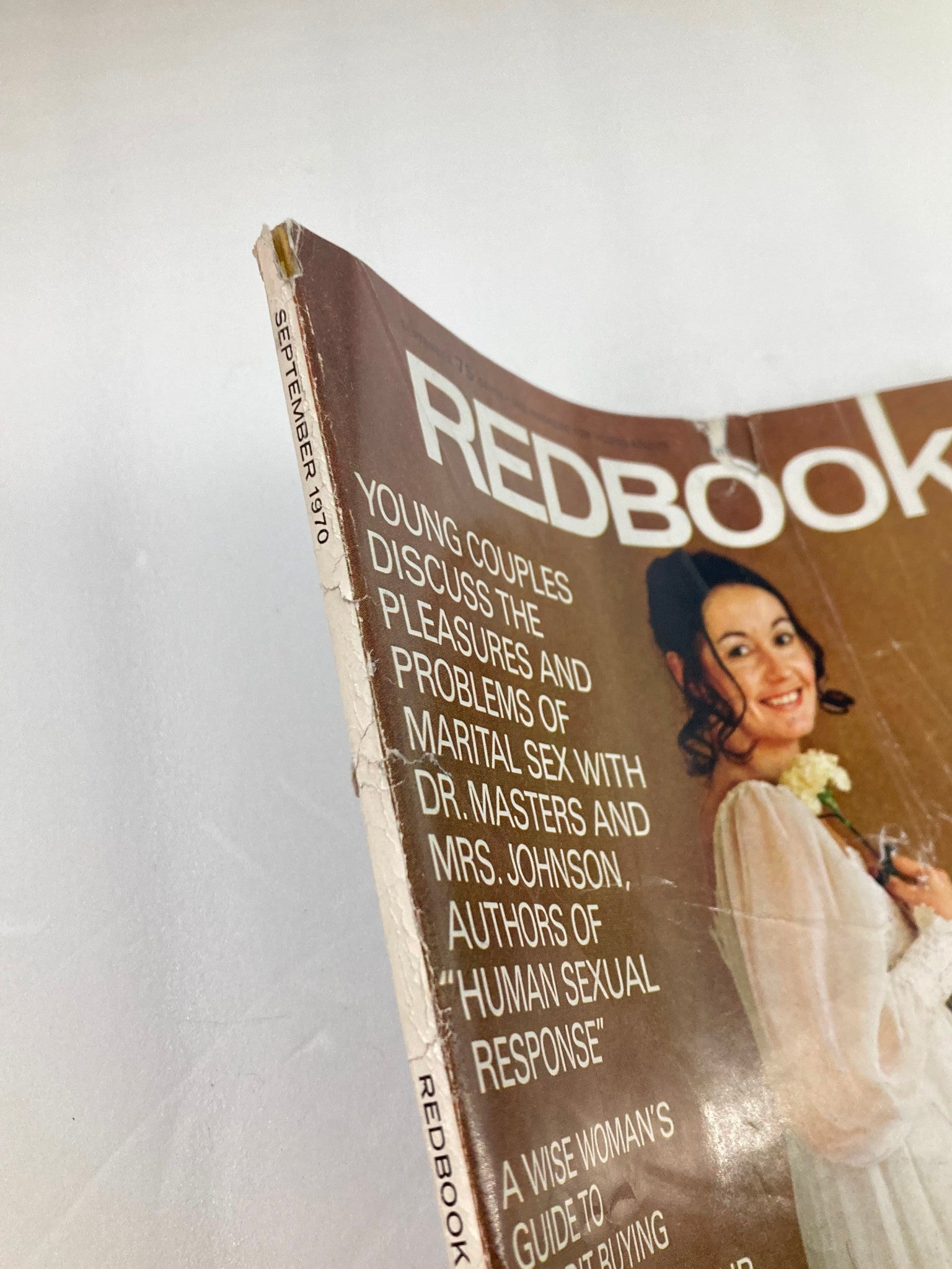 VTG Redbook Magazine September 1970 Cover Photograph of Mary Hayden