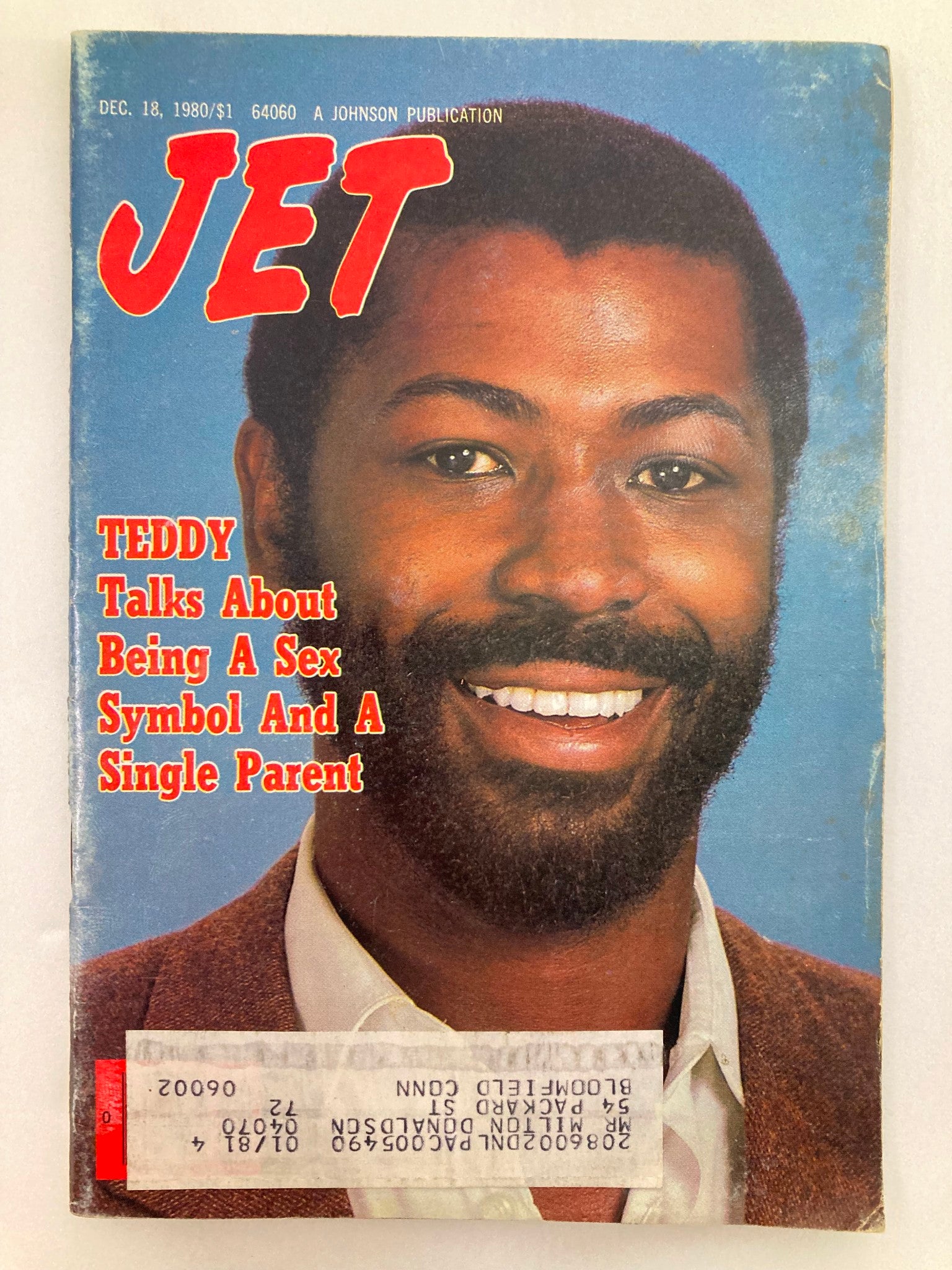 VTG Jet Magazine December 18 1980 Teddy Talks About Being a Sex Symbol