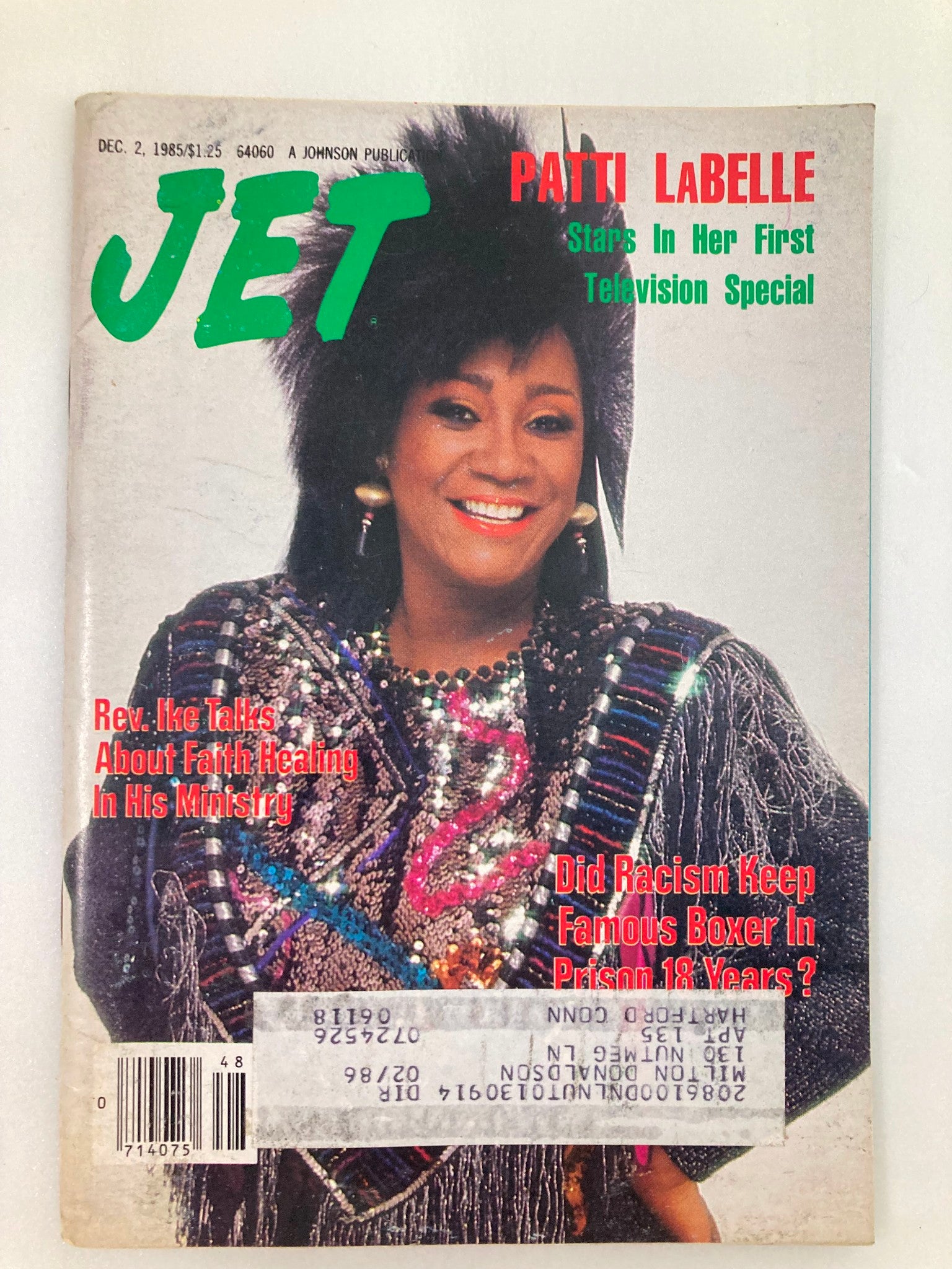 VTG Jet Magazine December 2 1985 Patti LaBelle Stars in her First TV Special