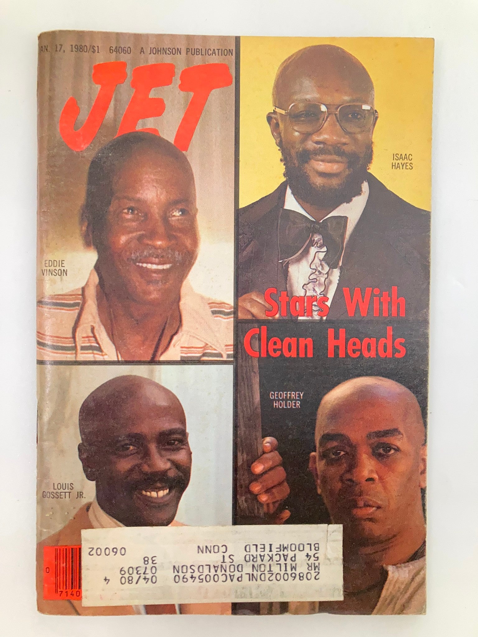 VTG Jet Magazine January 17 1980 Eddie Vinson, Isaac Hayes & Louis Gossett Jr.