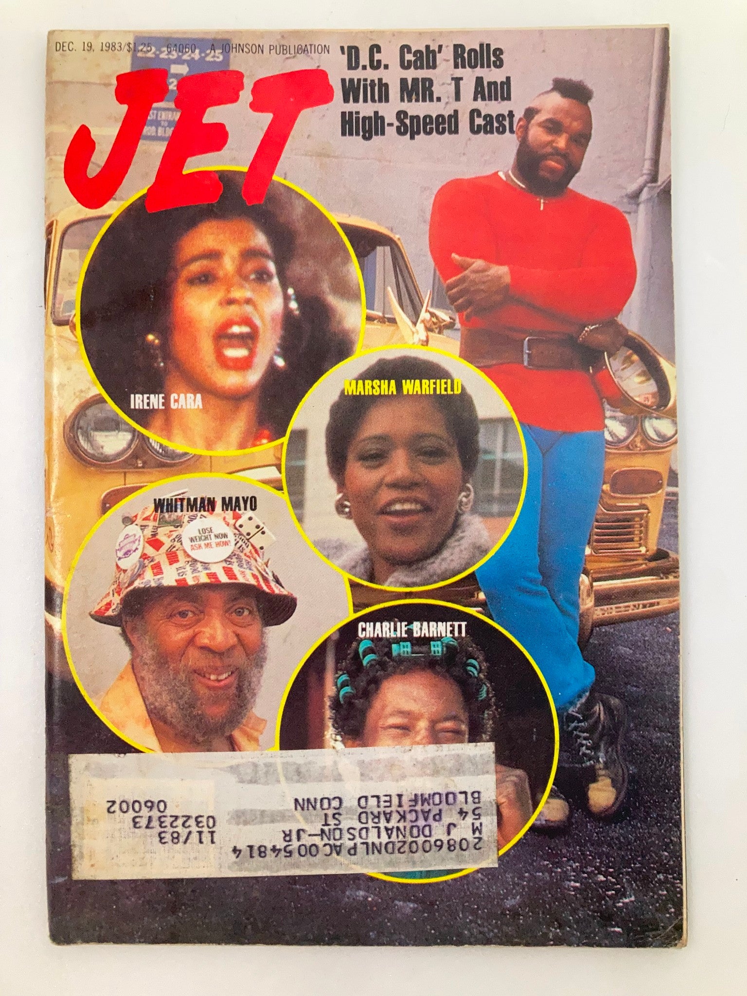 VTG Jet Magazine December 19 1983 Irene Cara, Marsha Warfield & Whitman Mayo