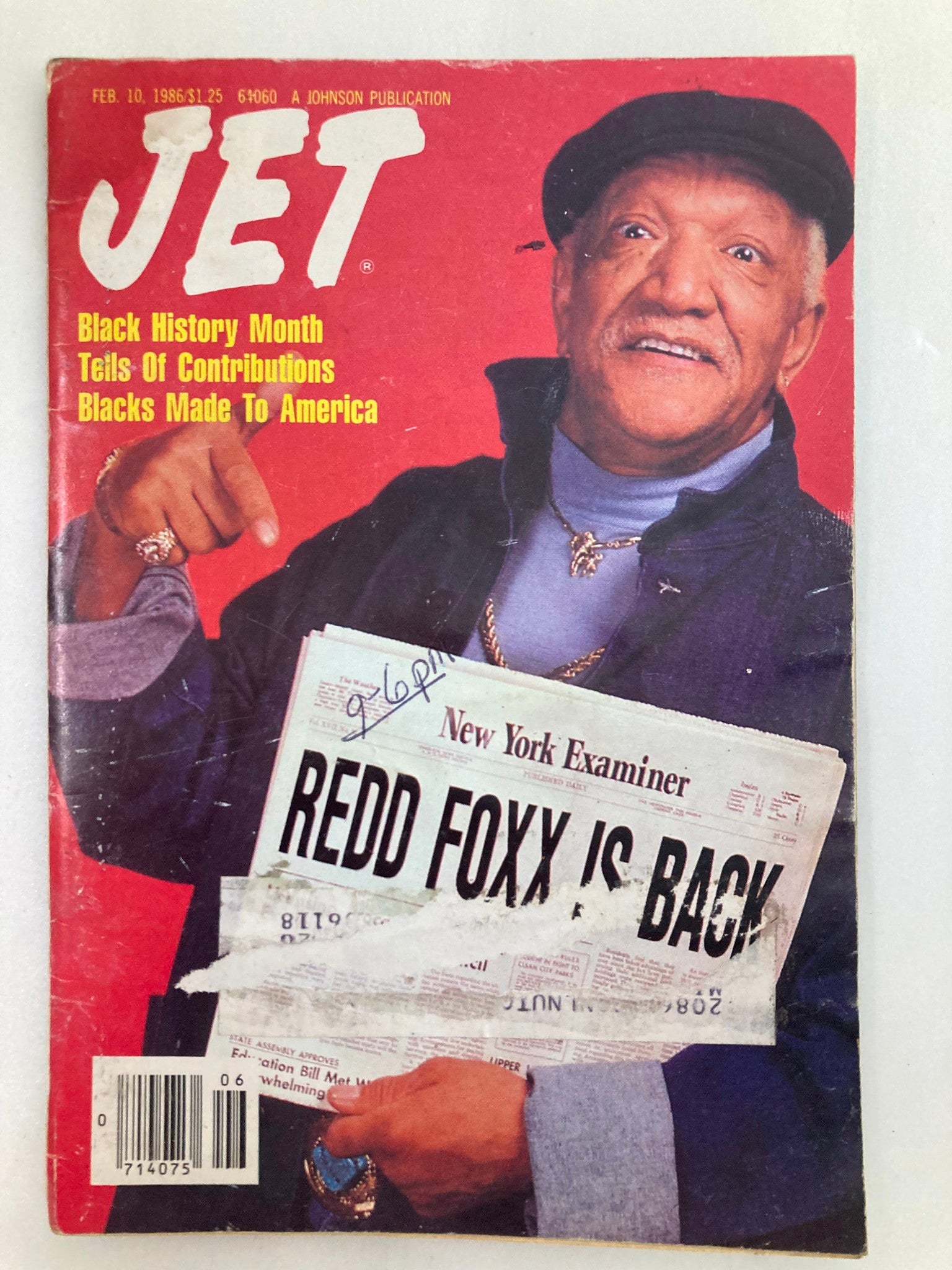 VTG Jet Magazine February 10 1986 Contributions Blacks Made to America