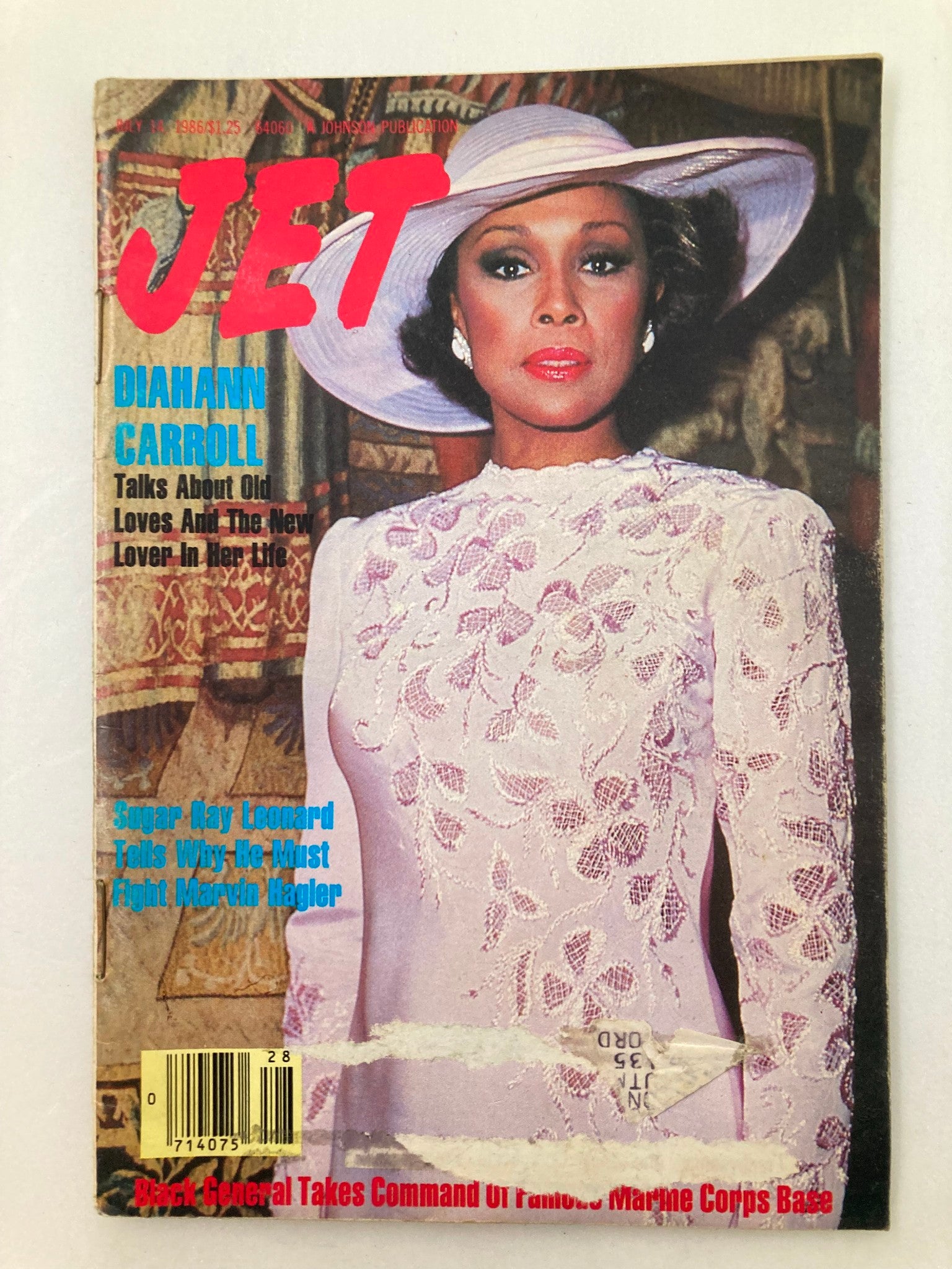 VTG Jet Magazine July 14 1986 Diahann Carroll and Sugar Ray Leonard