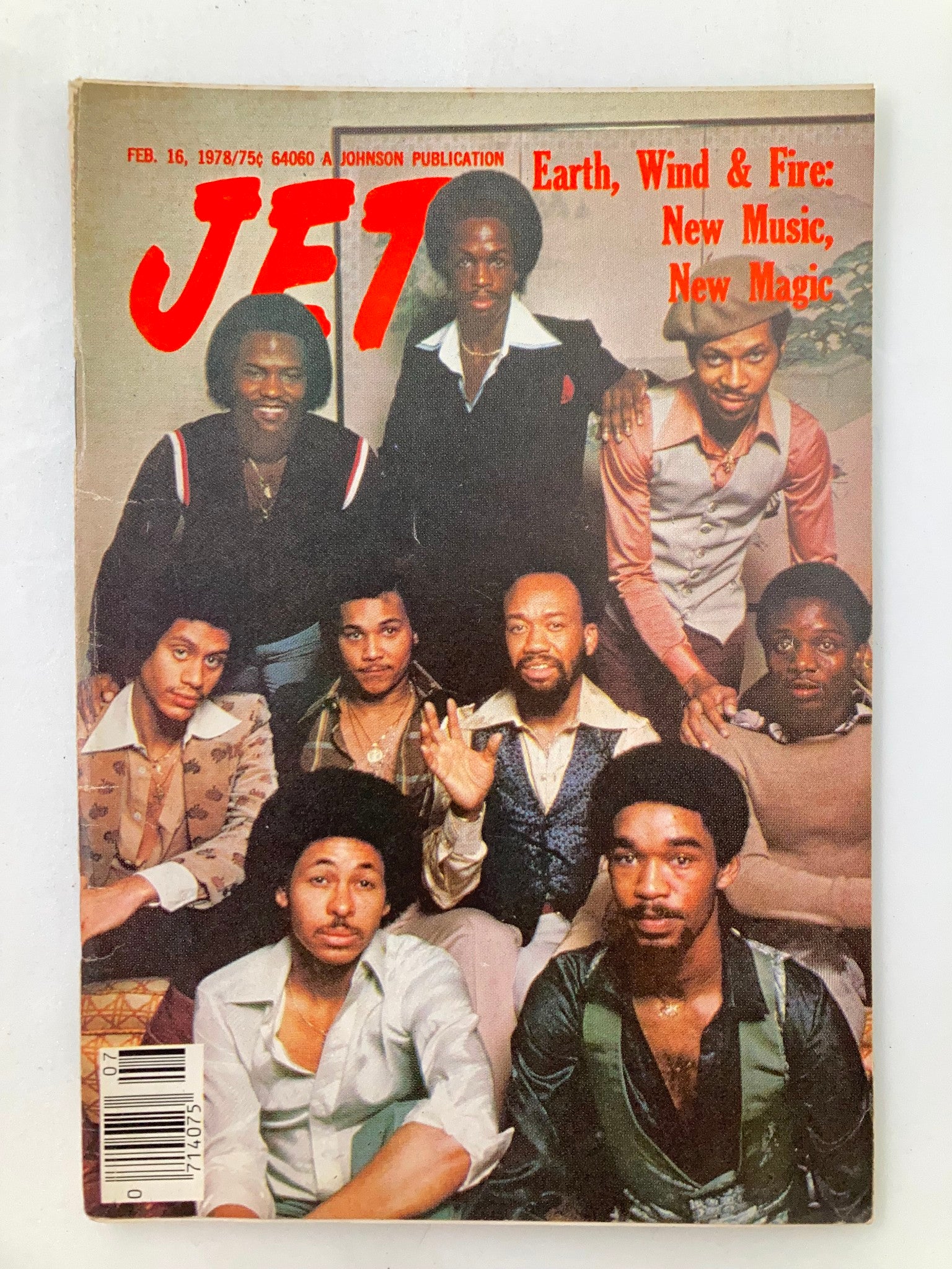 VTG Jet Magazine February 16 1978 Vol 53 #22 Earth, Wind & Fire No Label