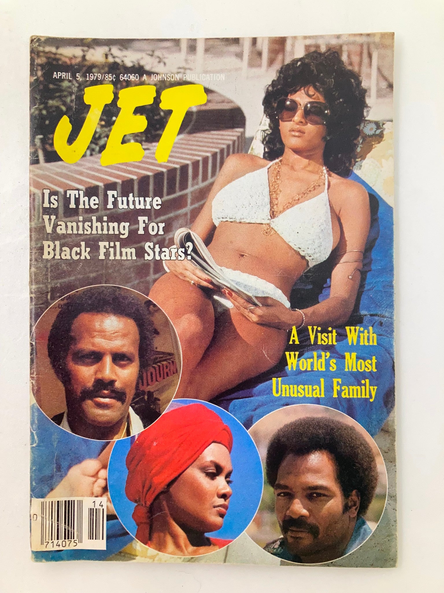 VTG Jet Magazine April 5 1979 Vol 56 #3 World's Most Unusual Family No Label