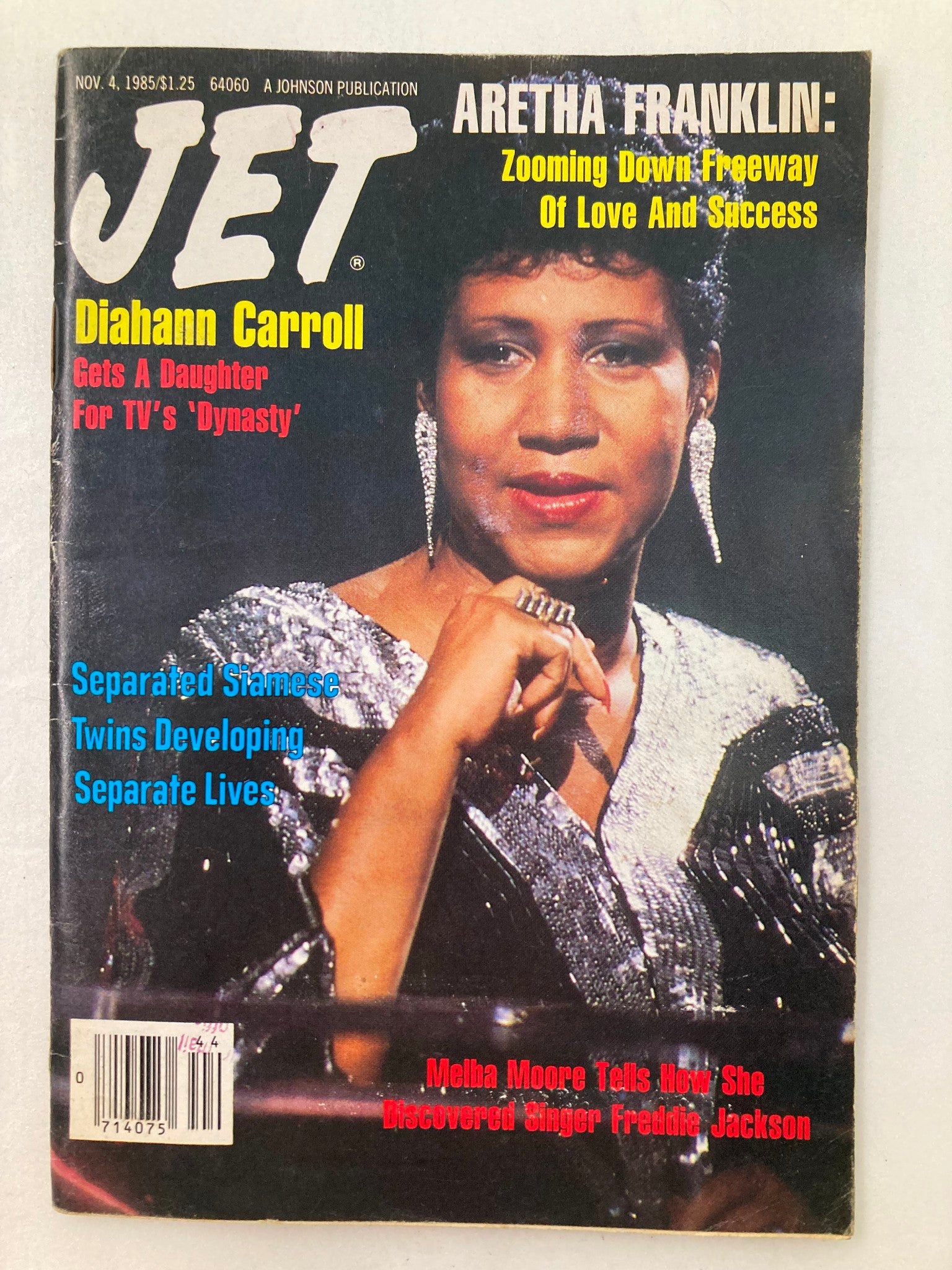 VTG Jet Magazine November 4 1985 Vol 69 #8 Diahann Carroll No Label