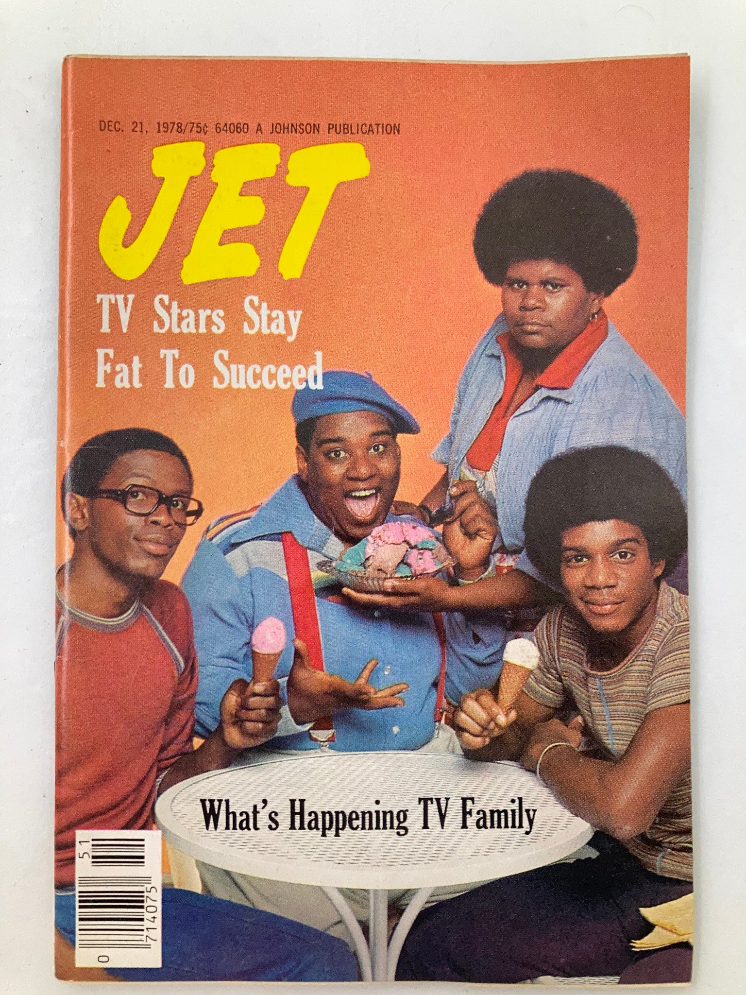 VTG Jet Magazine December 21 1978 Vol 55 #14 What's Happening TV Family No Label