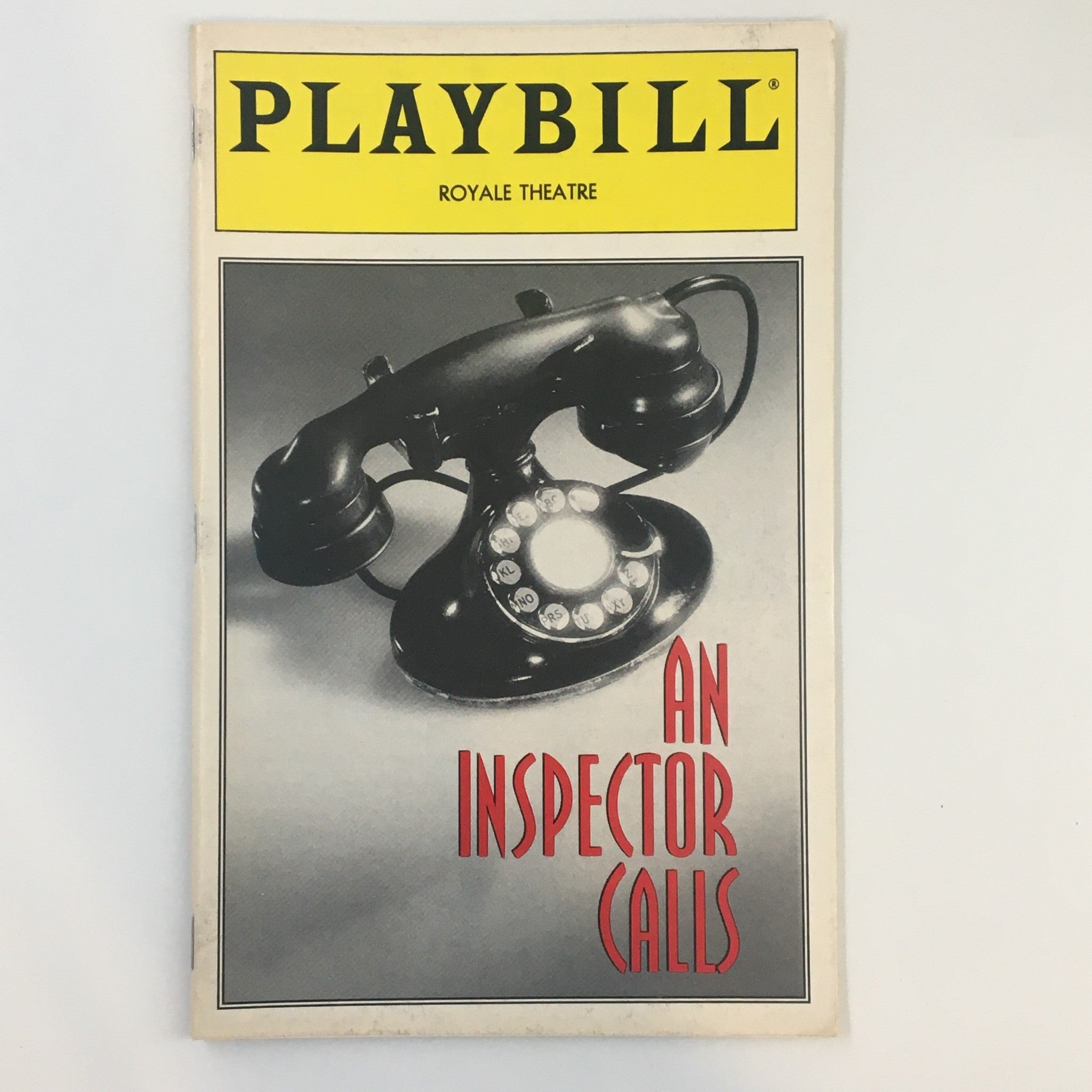 1994 Playbill Royale Theatre JB Priestley's An Inspector Calls by Stephen Daldry