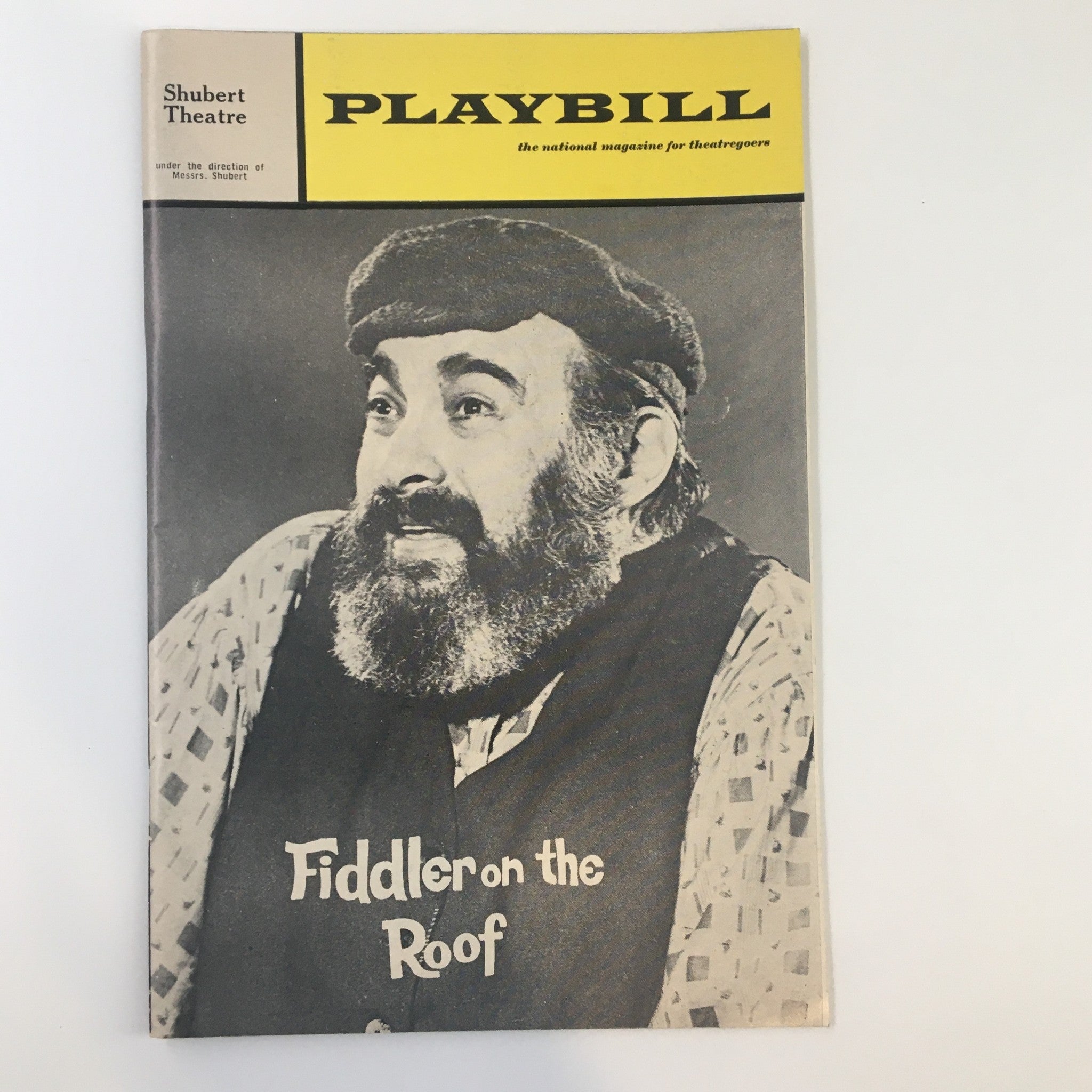 1969 Playbill Shubert Theatre Paul Lipson in Fiddler on the Roof Jerome Robbins