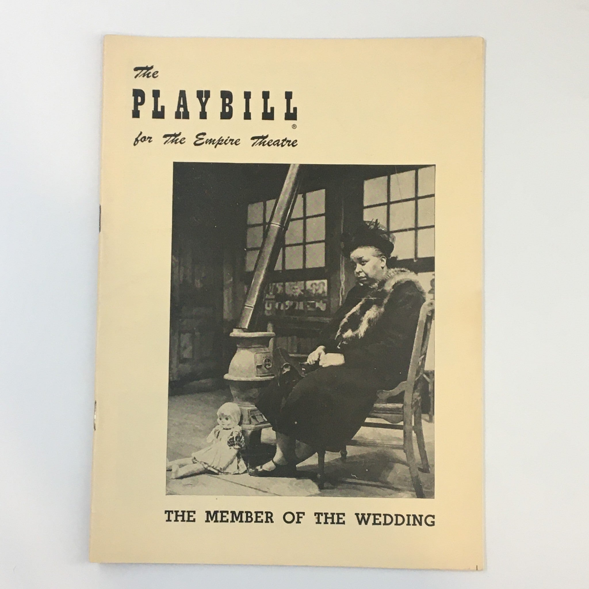 1950 Playbill The Empire Theatre Ethel Waters in The Member of the Wedding