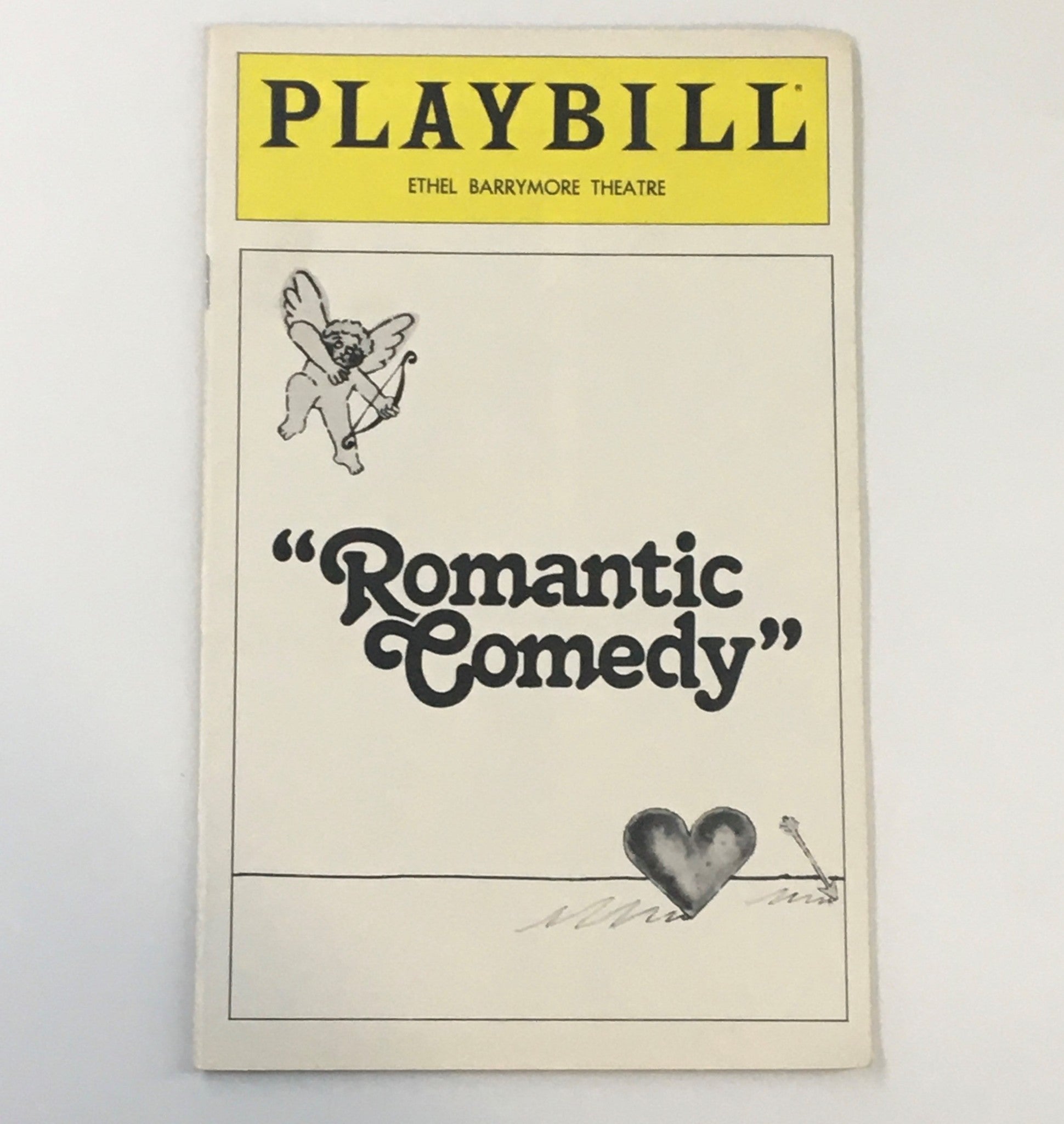 1980 Playbill Ethel Barrymore Theatre Anthony Perkins in Romantic Comedy