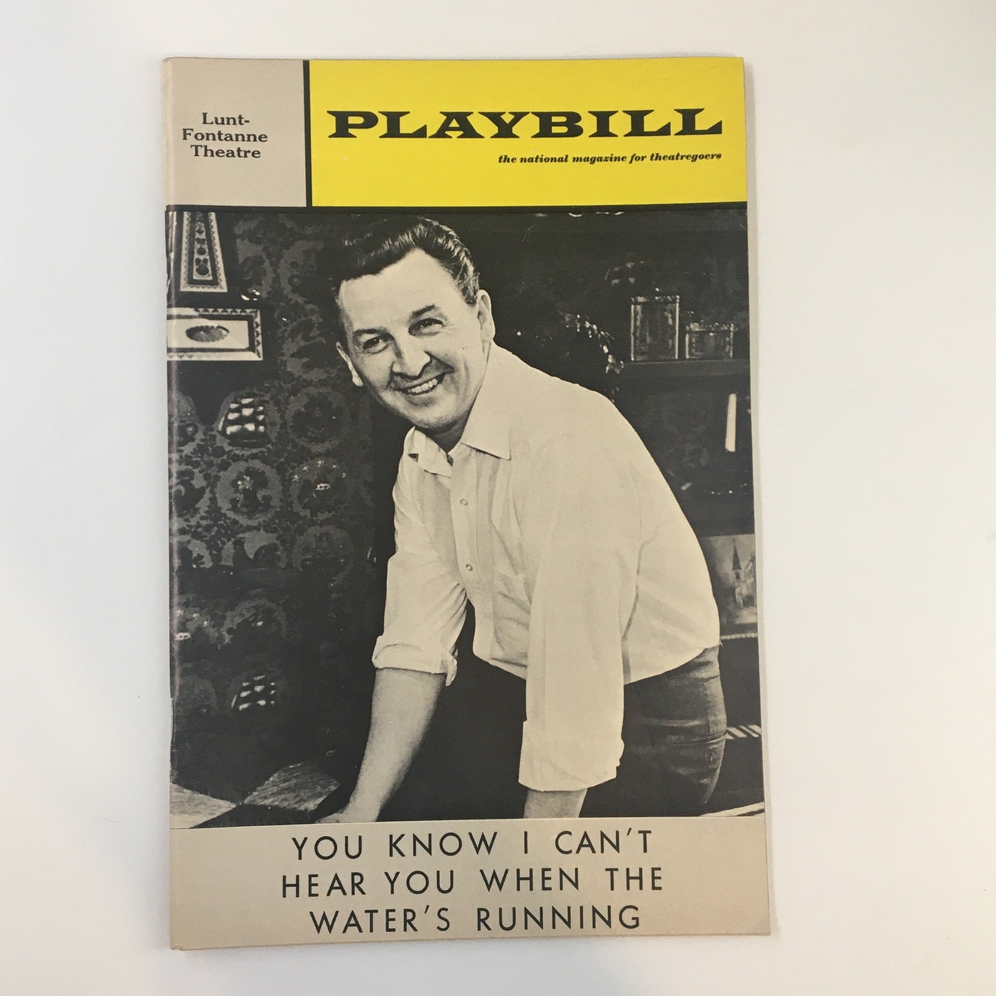 1968 Playbill Eddie Bracken You Know I Can't Hear You When The Water's Running