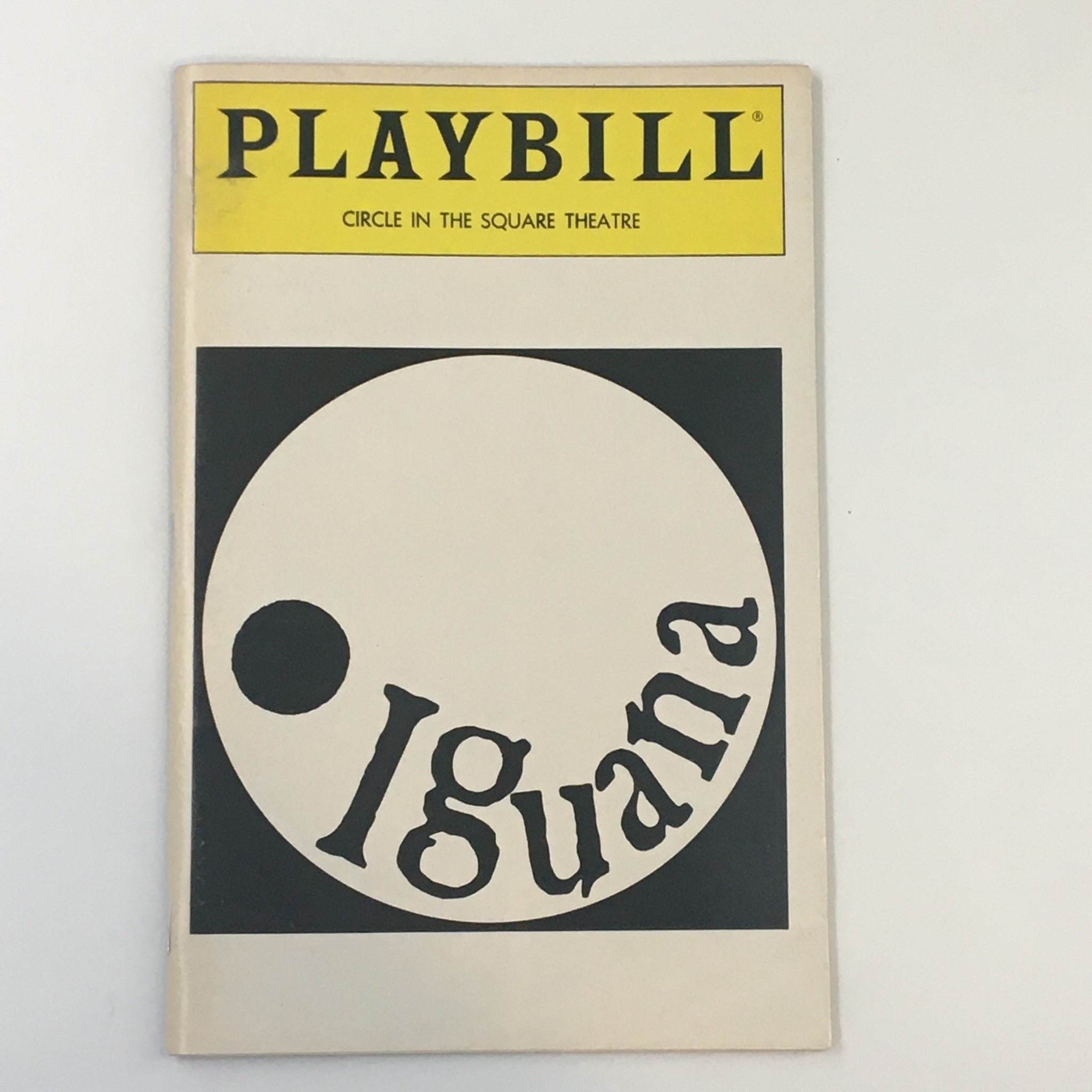 1968 Playbill Circle in The Square Theatre The Night of Iguana by Tennessee W.