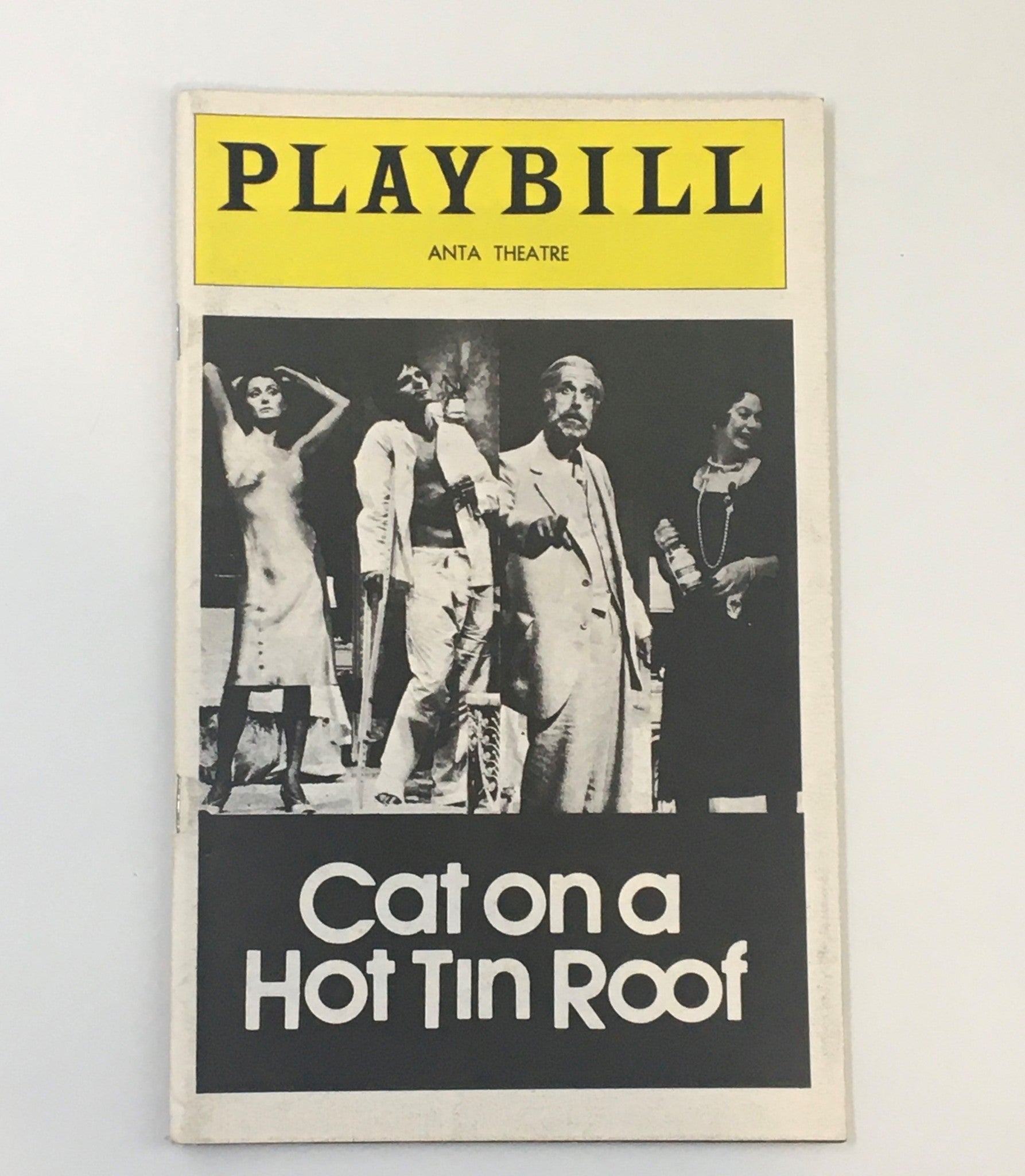 1974 Playbill Anta Theatre Cat On A Hot Tin Roof by Tennessee Williams