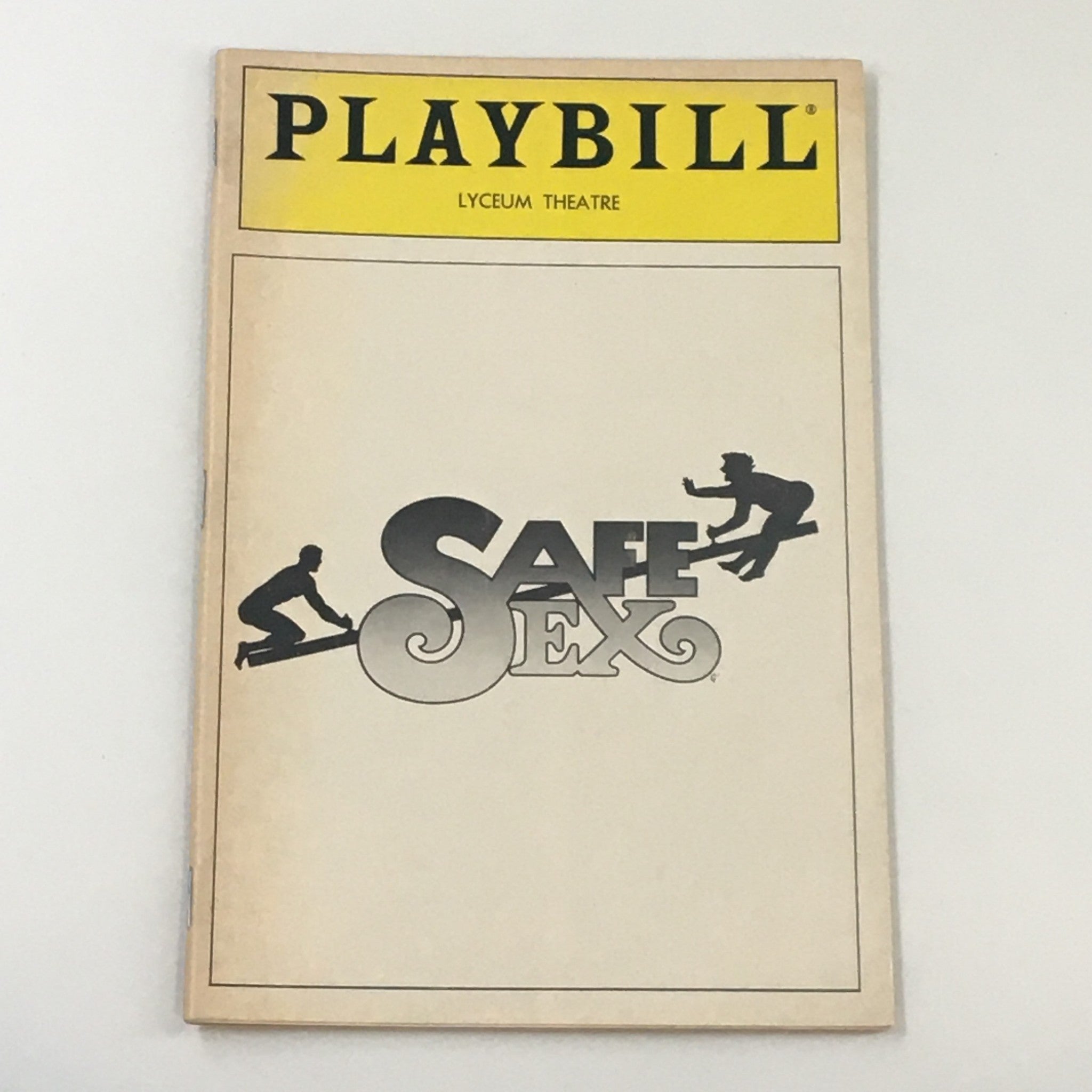 1987 Playbill Lyceum Theatre Harvey Fierstein's Safe Sex by Eric Concklin