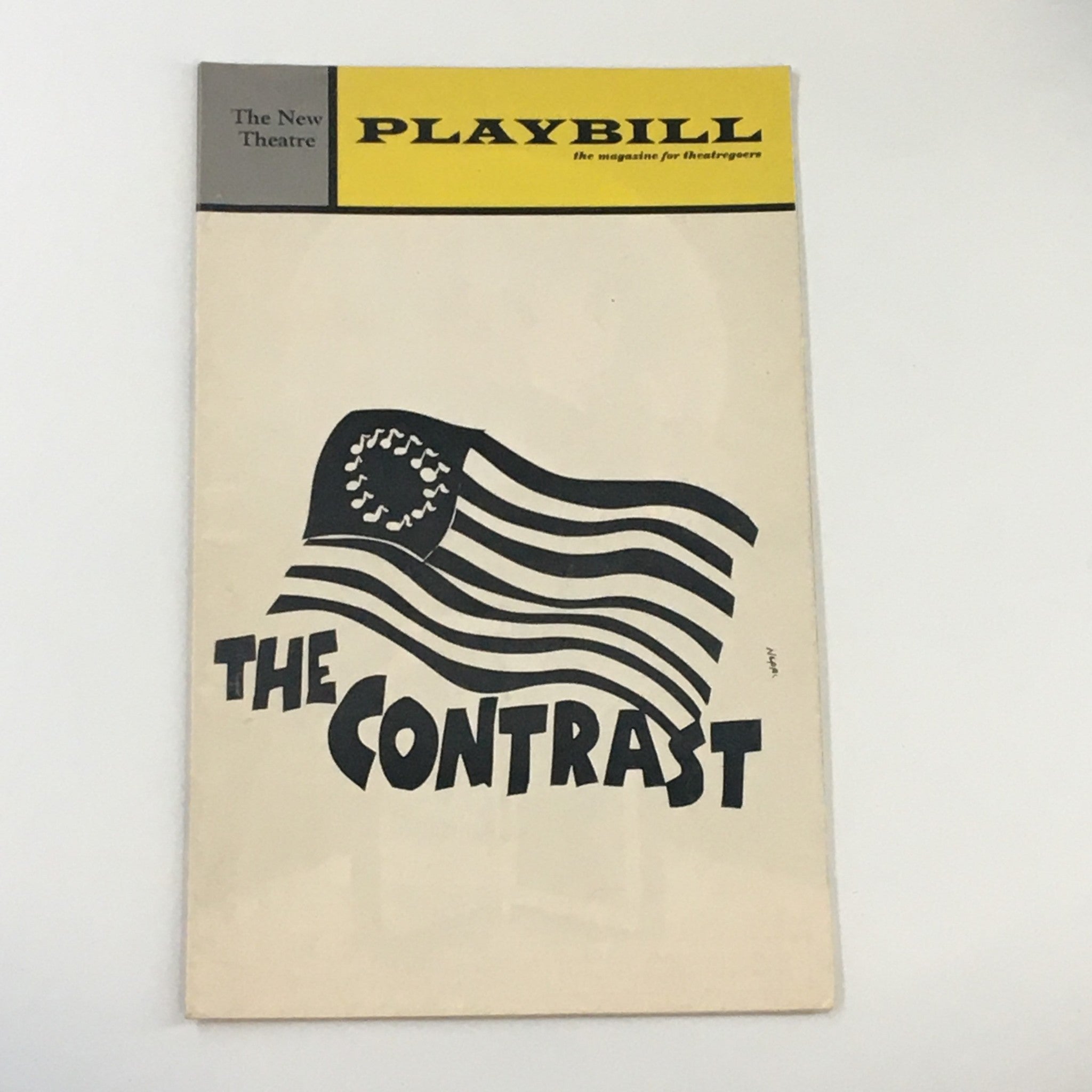 1972 Playbill The New Theatre The Contrast by Anthony Stimac