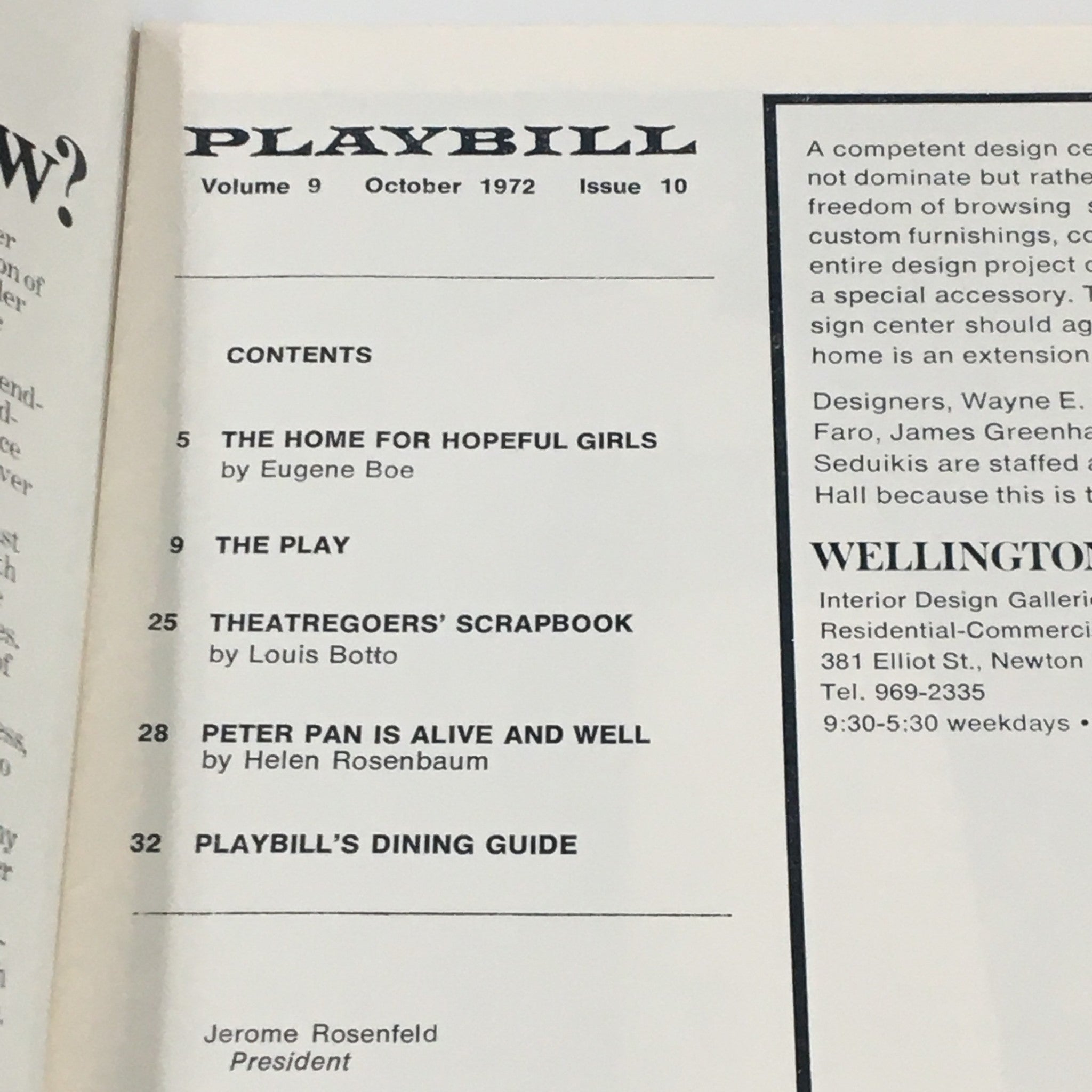 1972 Playbill The New Theatre The Contrast by Anthony Stimac