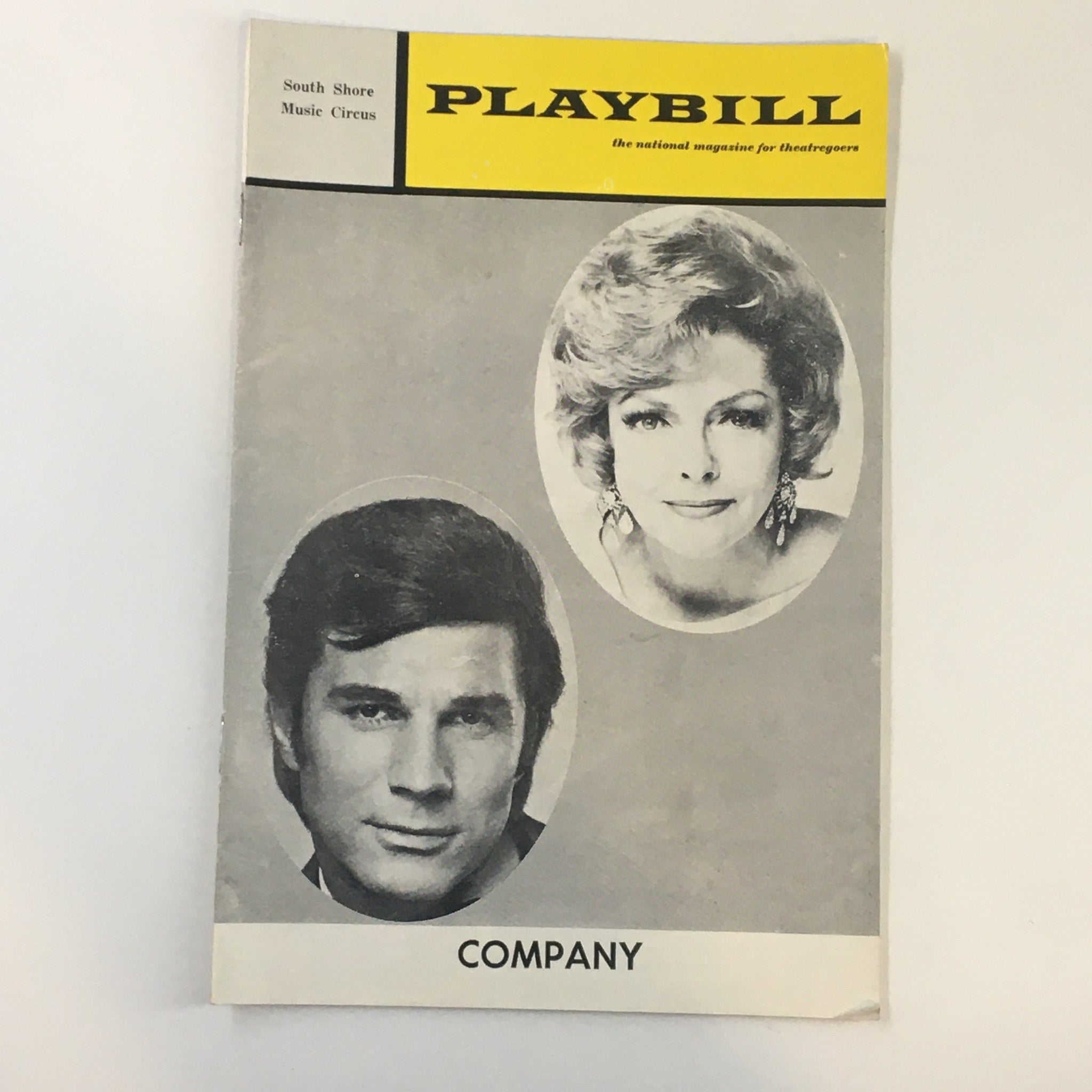 1972 Playbill South Shore Music Circus George Maharis Vivian Blane in Company