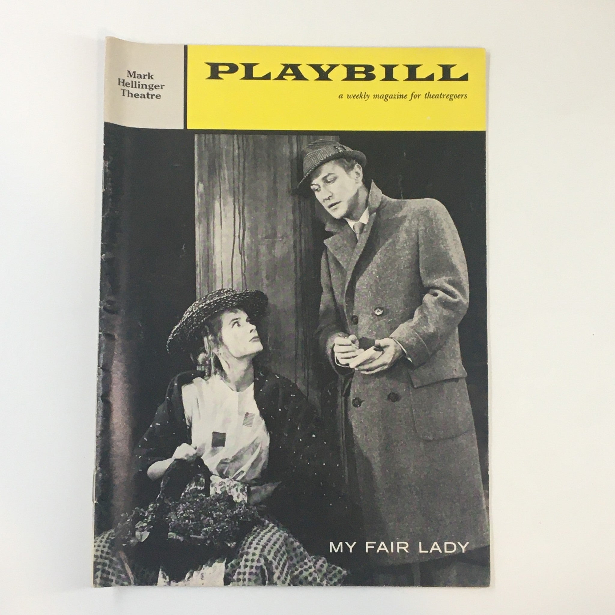 1959 Playbill Mark Hellinger Theatre Edward Mulhare in My Fair Lady