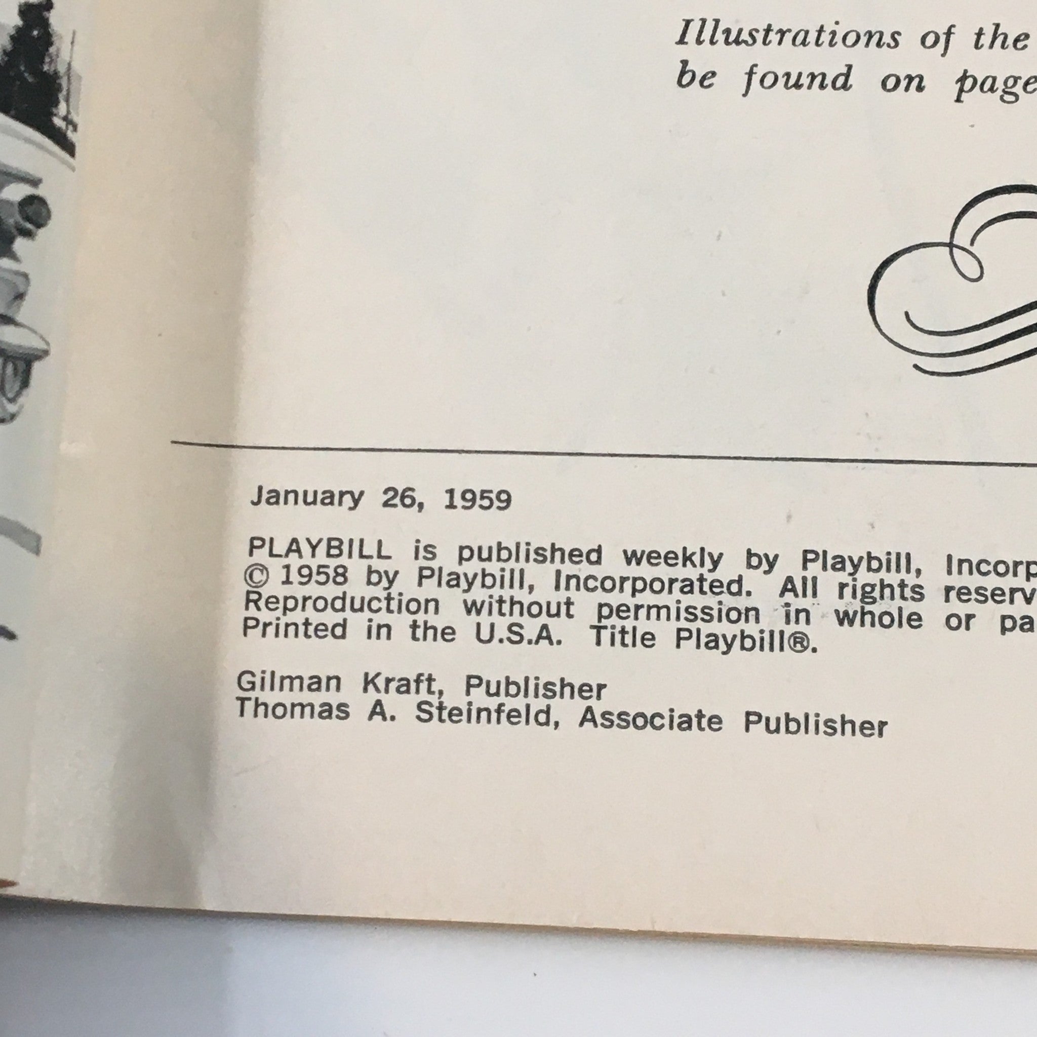 1959 Playbill Mark Hellinger Theatre Edward Mulhare in My Fair Lady