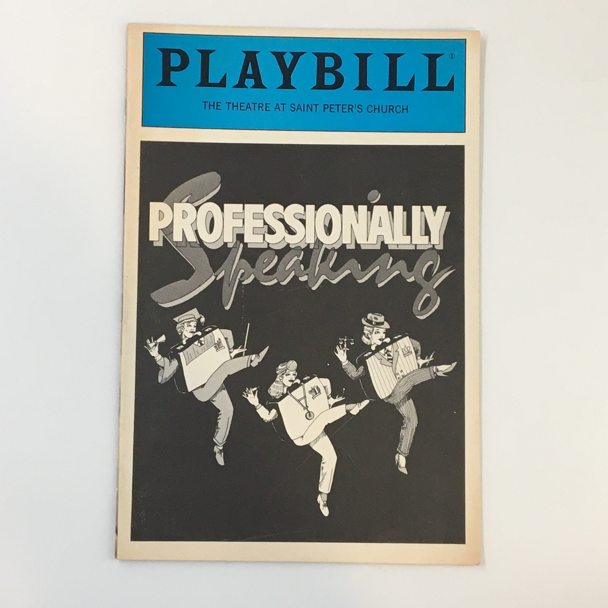 1986 Playbill Theatre at Saint Peter's Church Professionally Speaking by Tanner