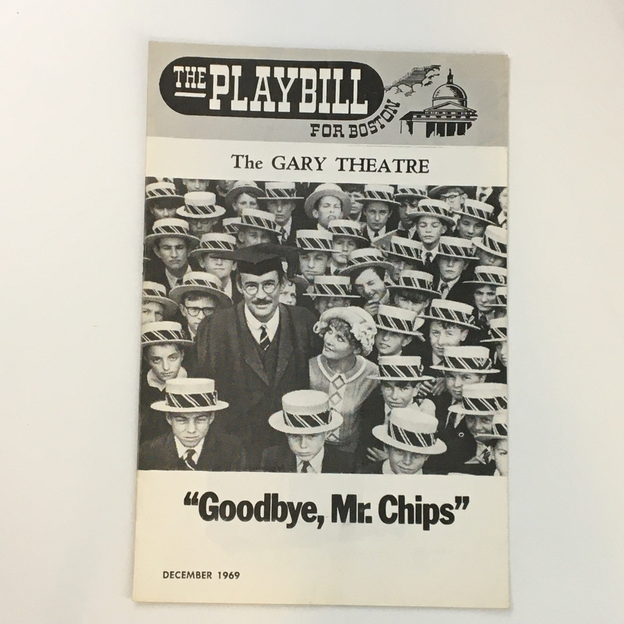 1969 Playbill The Gary Theatre Peter O'Toole Petula Clark in Goodbye Mr. Chips