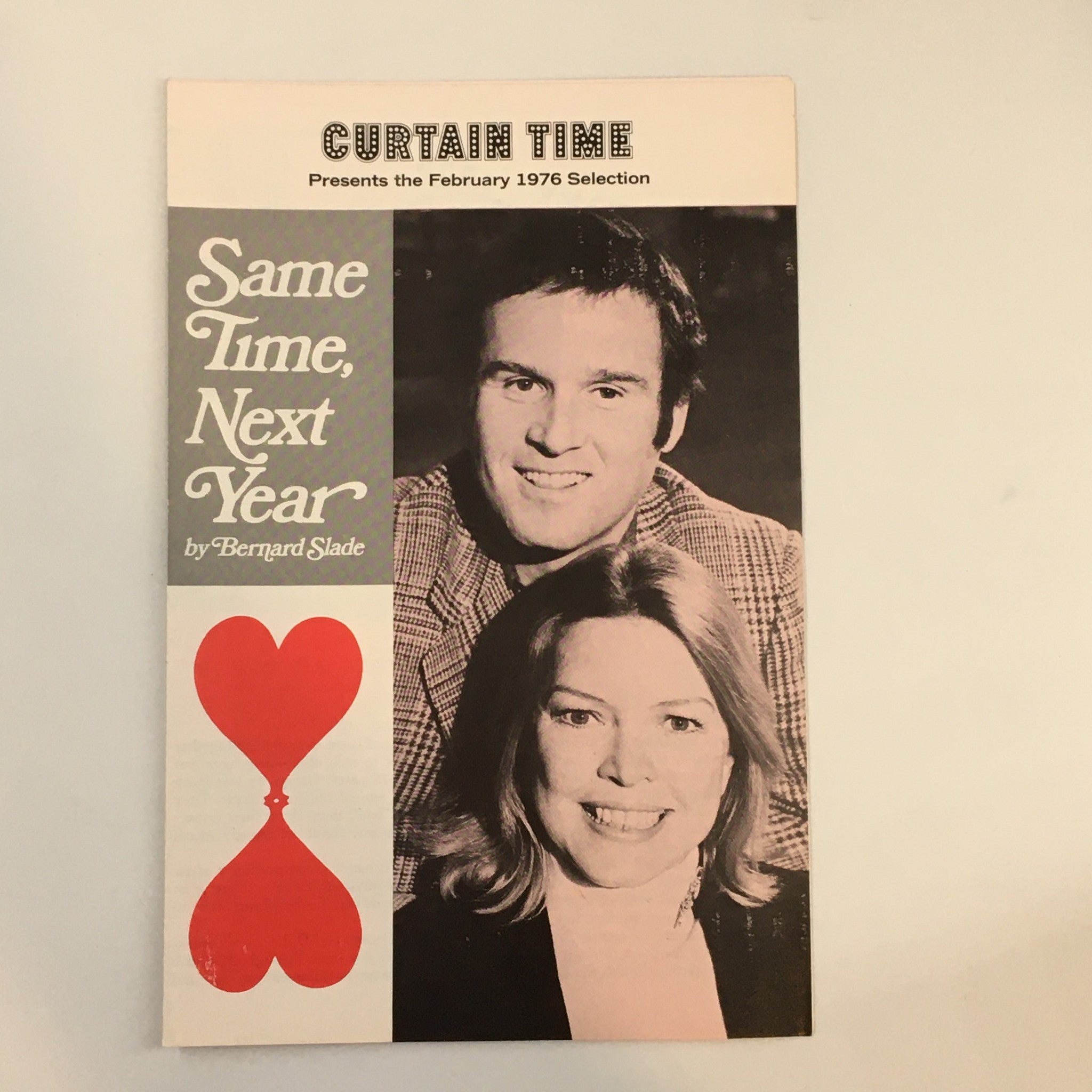 1976 Curtain Time Same Time Next Year by Bernard Slade