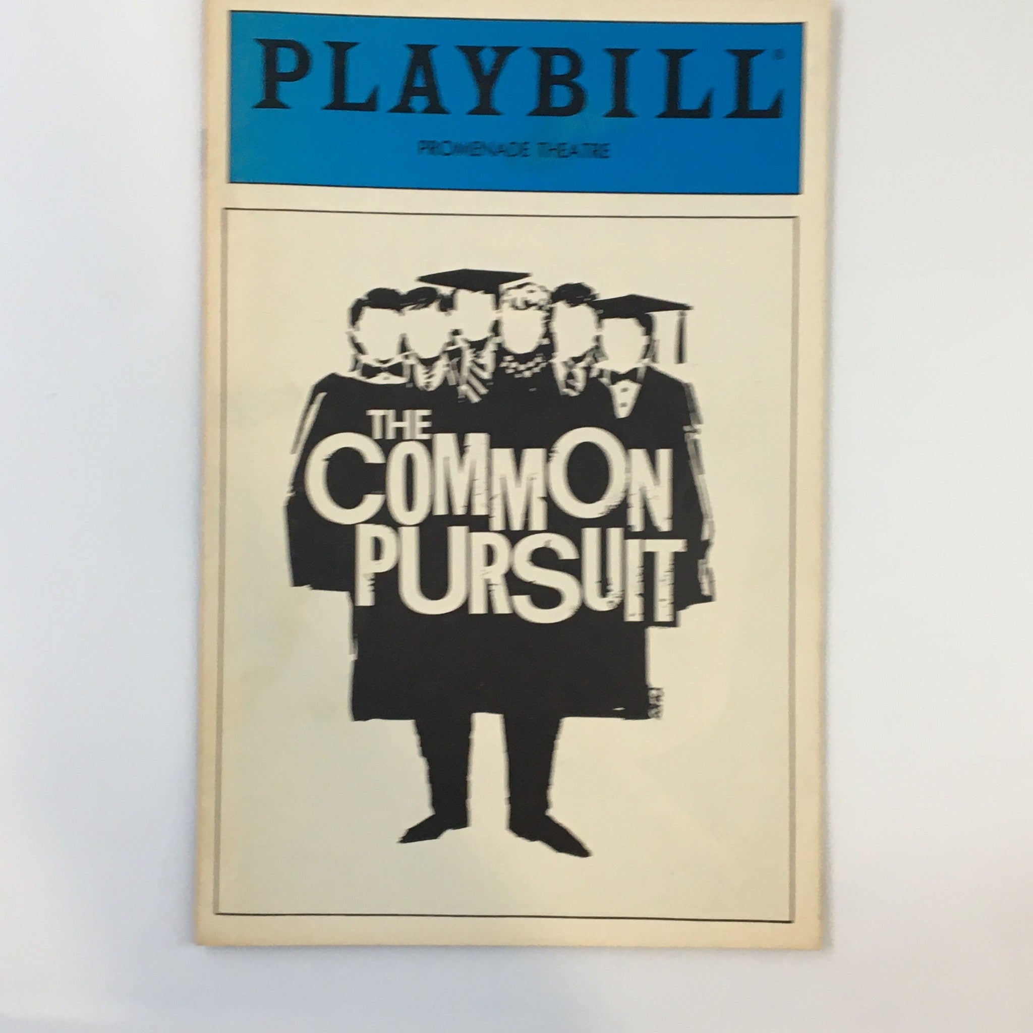 1986 Playbill Promenade Theatre The Common Pursuit Play by Simon Gray