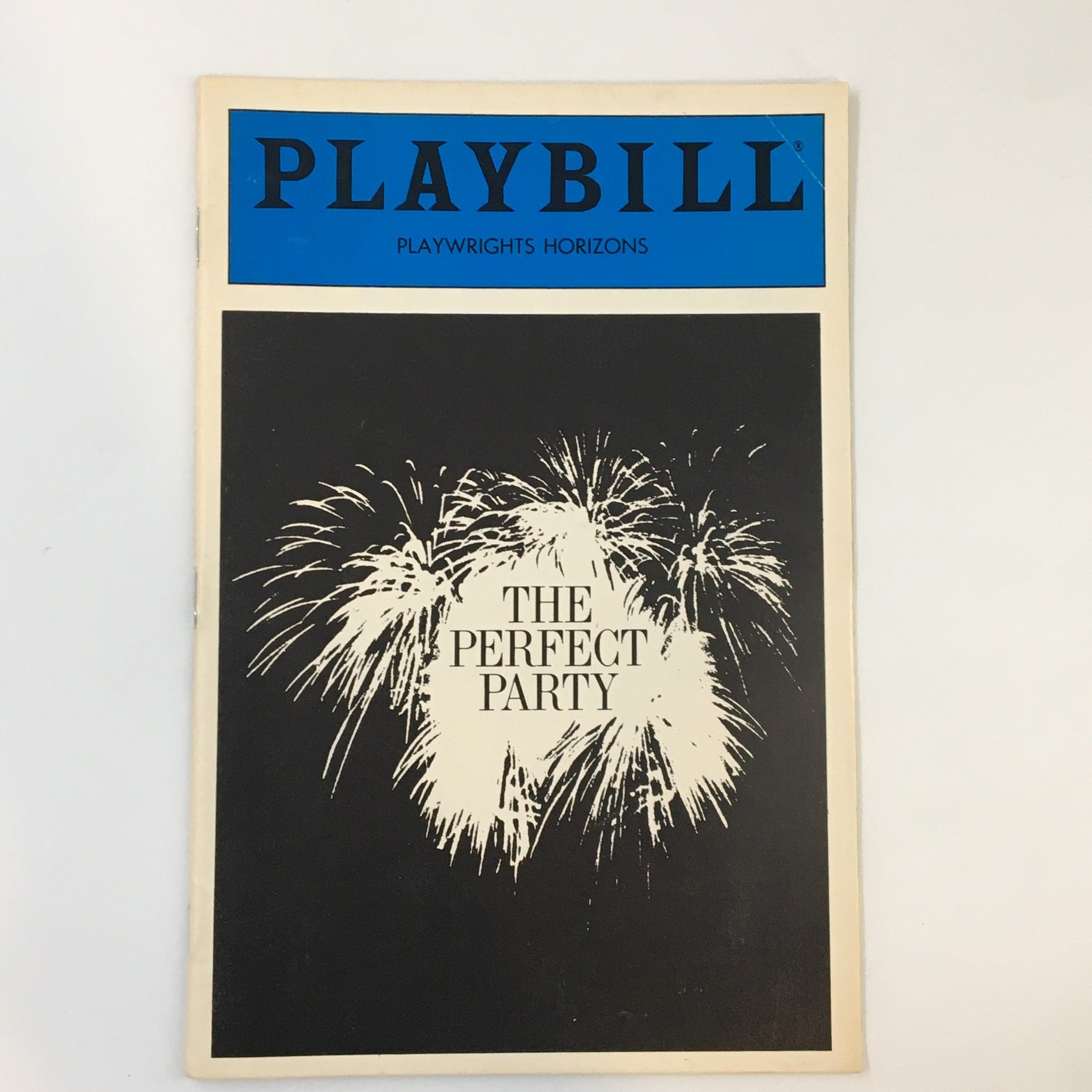 1986 Playbill Playwrights Horizons The Perfect Party by A.R. Gurney Jr.