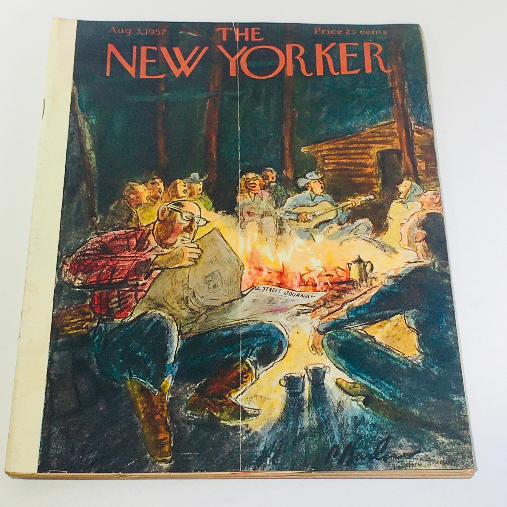 The New Yorker: August 3 1957 Full Magazine/Theme Cover Perry Barlow