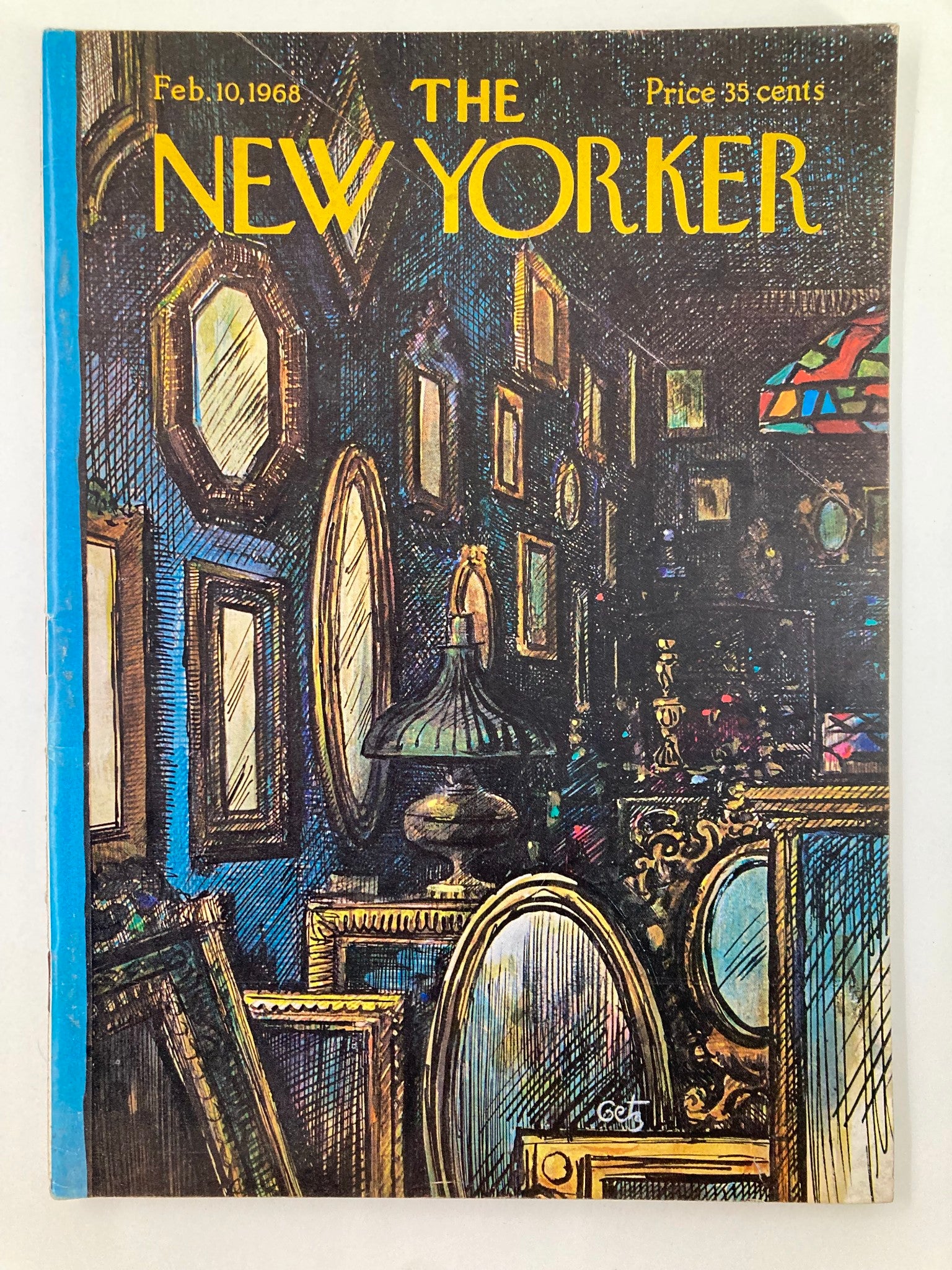 The New Yorker Full Magazine February 10 1968 Room of Mirrors by Arthur Getz