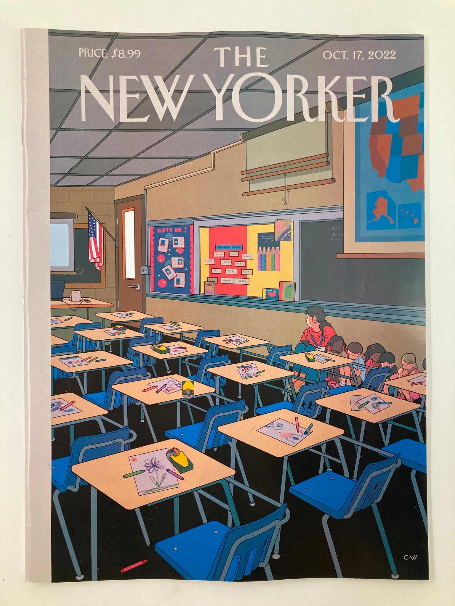 The New Yorker Full Magazine October 17 2022 Lockdown by Chris Ware No Label