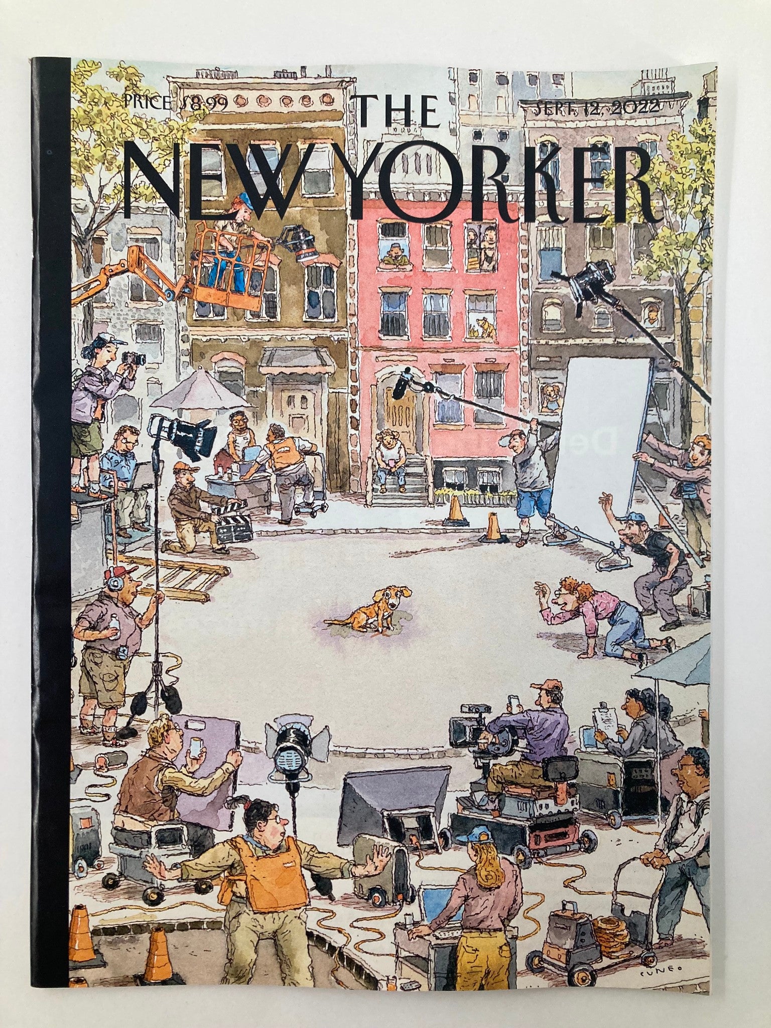 The New Yorker Full Magazine September 12 2022 Top Dog by John Cuneo No Label