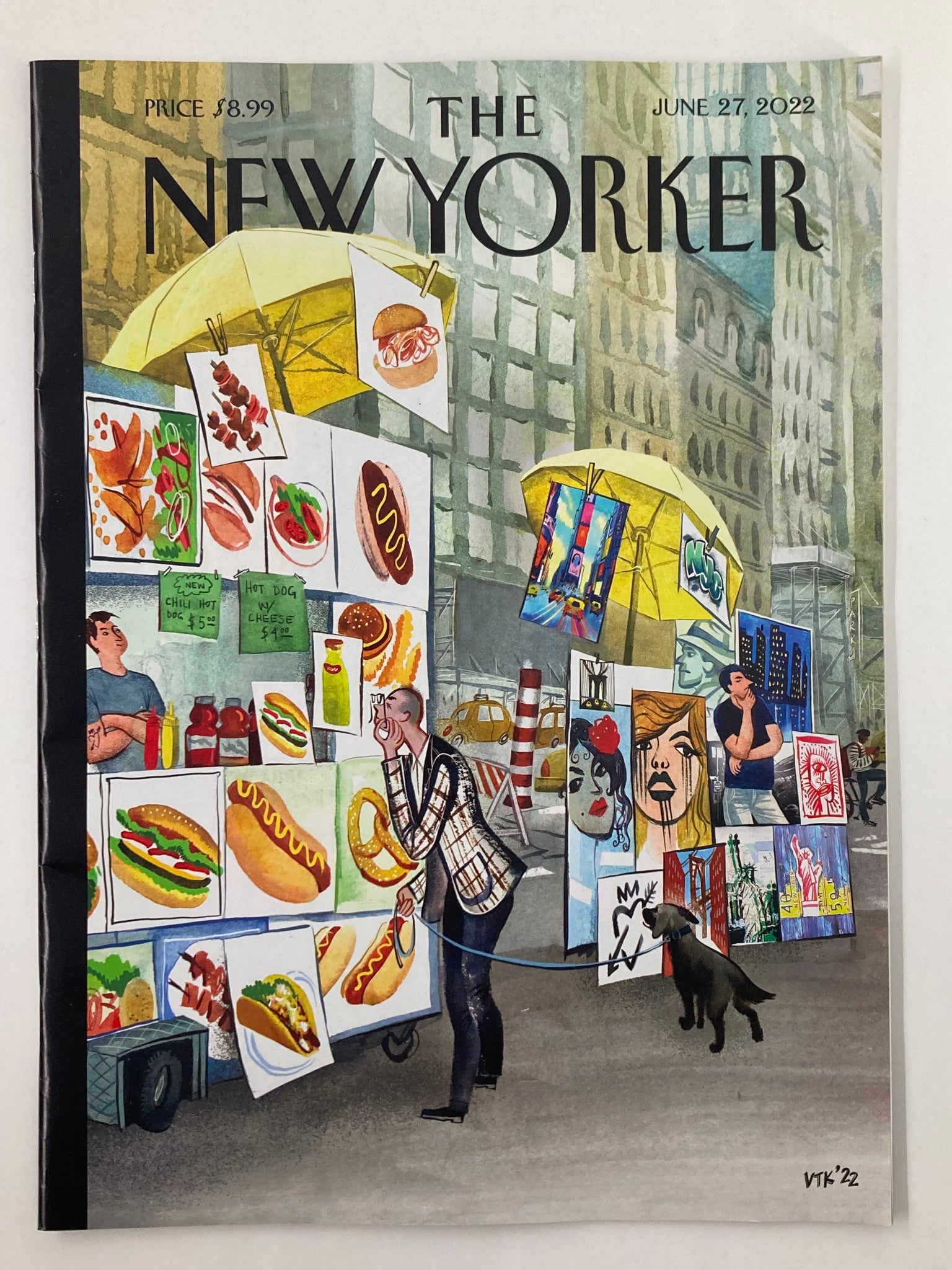 The New Yorker Full Magazine June 27 2022 Sidewalk Connoisseurs No Label