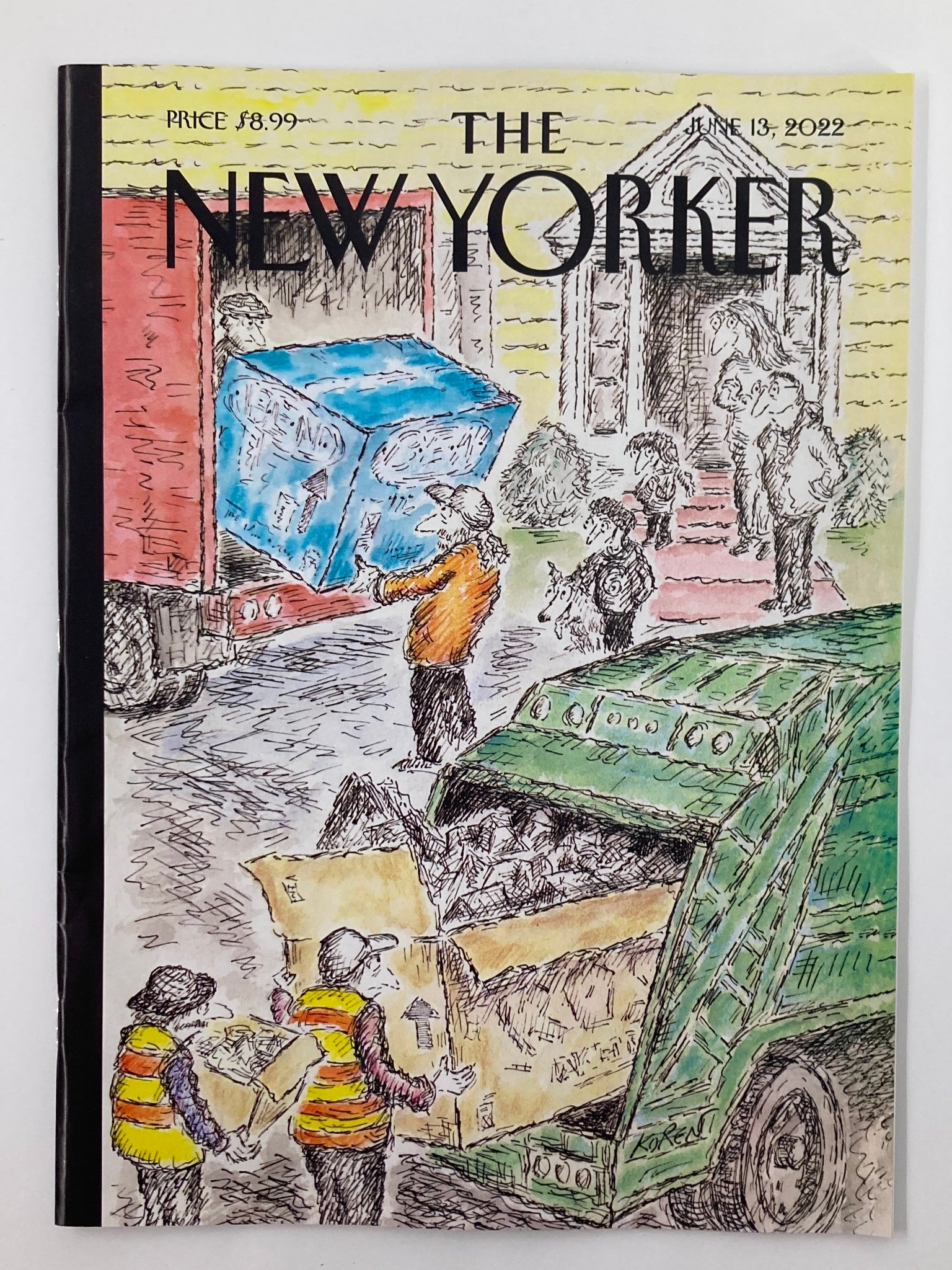 The New Yorker Full Magazine June 13 2022 Out with the Old E. Koren No Label