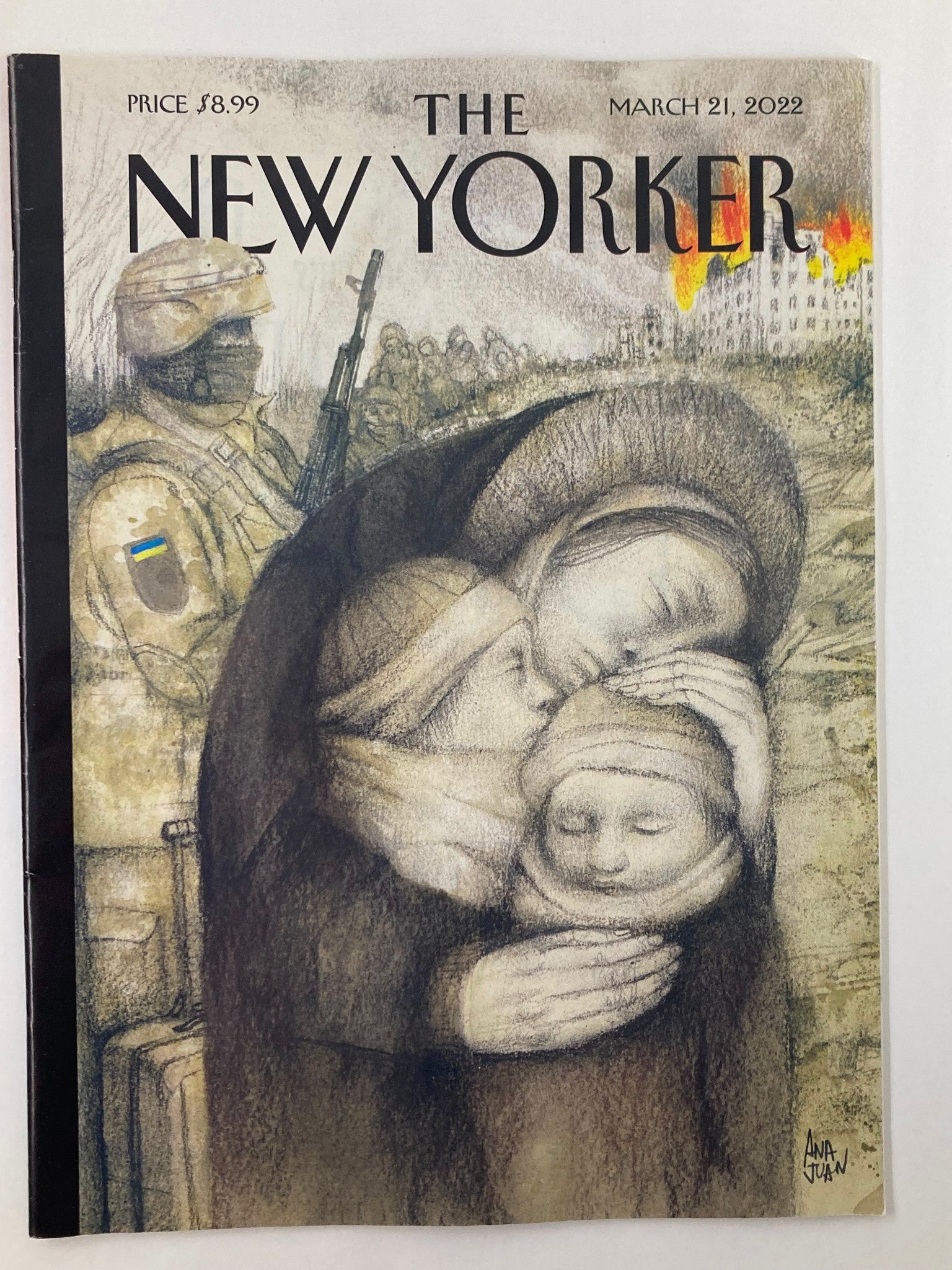 The New Yorker Full Magazine March 21 2022 Motherland by Ana Juan No Label