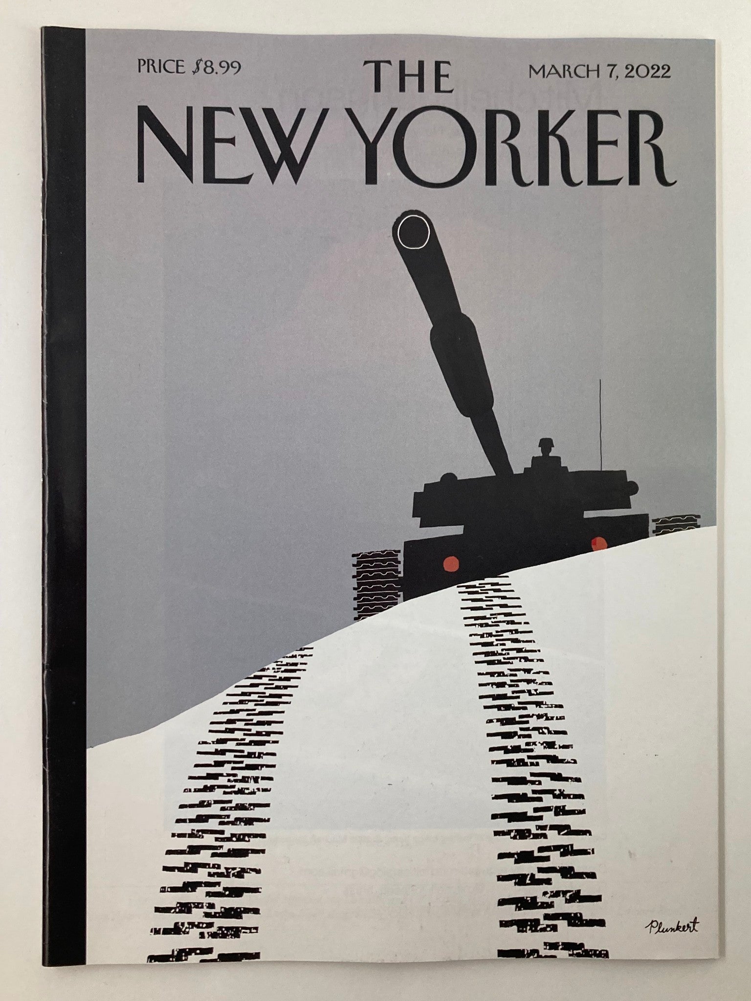 The New Yorker Full Magazine March 7 2022 Putin's Tracks D. Plunkert No Label