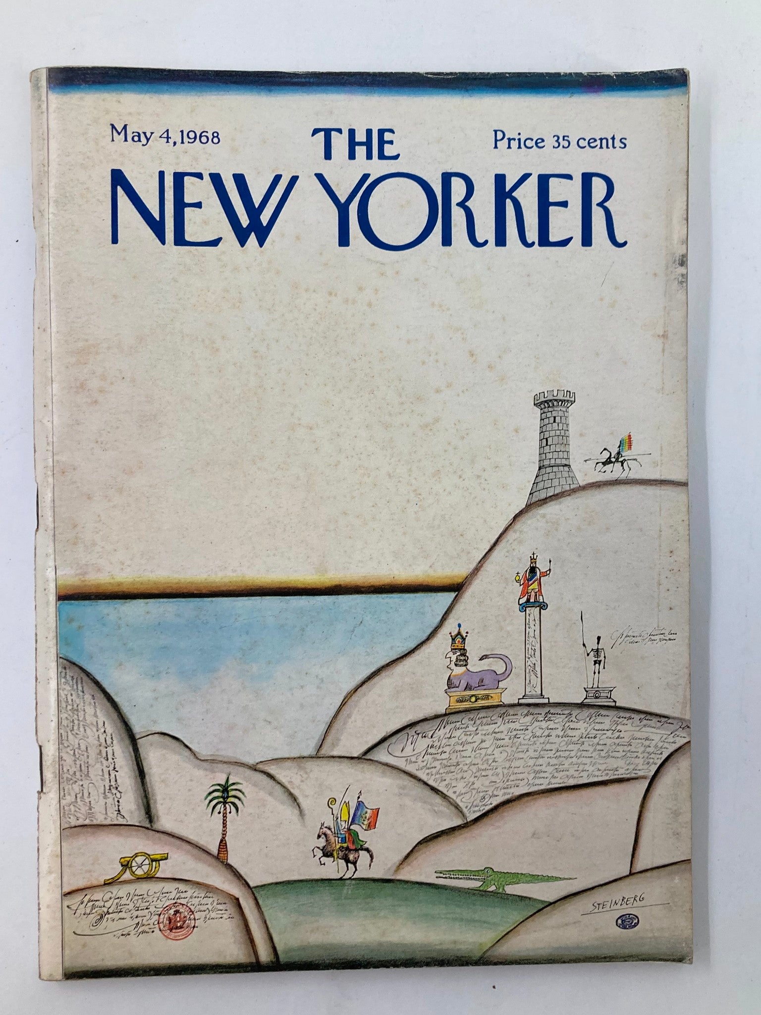 The New Yorker Full Magazine May 4 1968 Ancient Story by Saul Steinberg