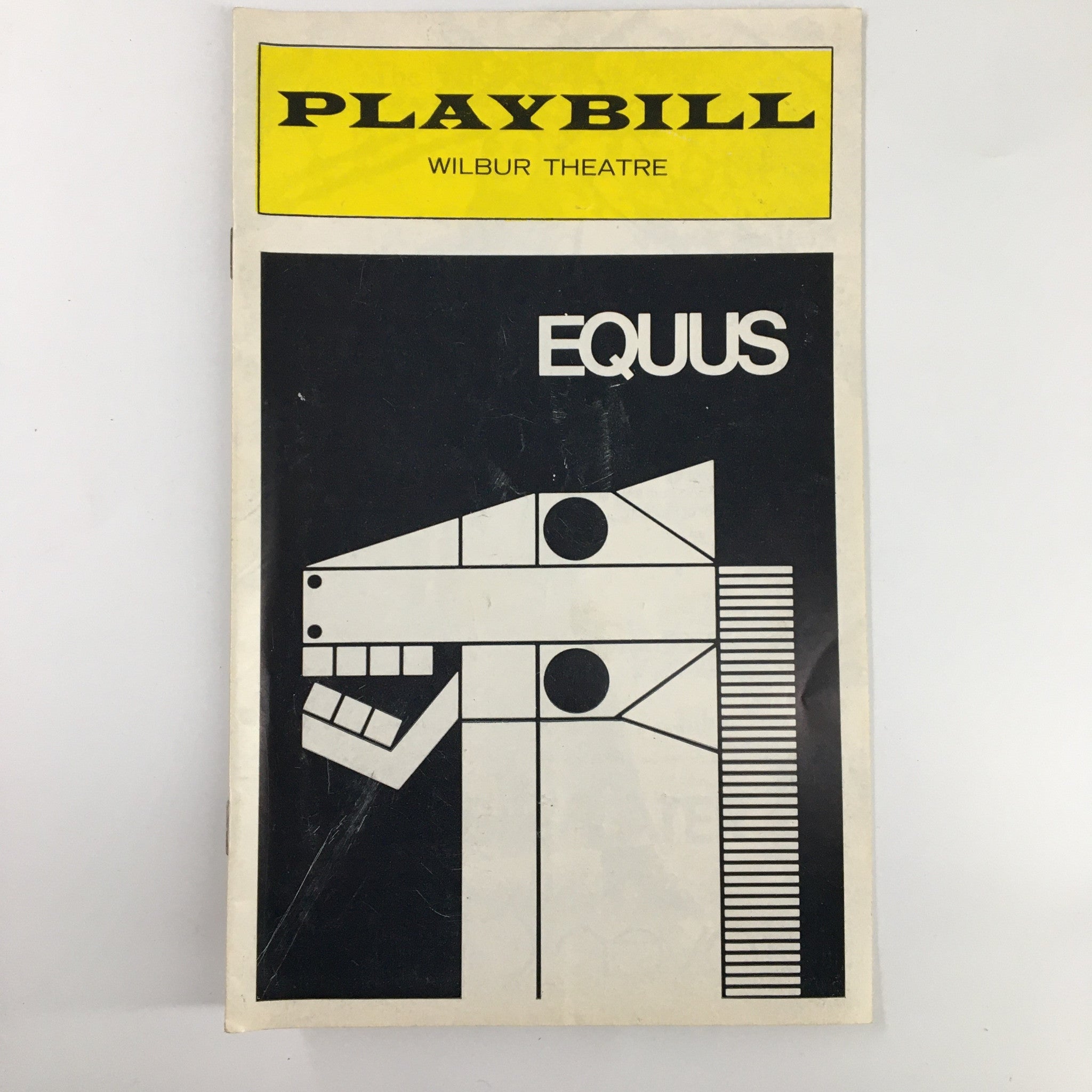 1975 Playbill The Wilbur Theatre Vol. 12 #11 Brian Bedford in Equus