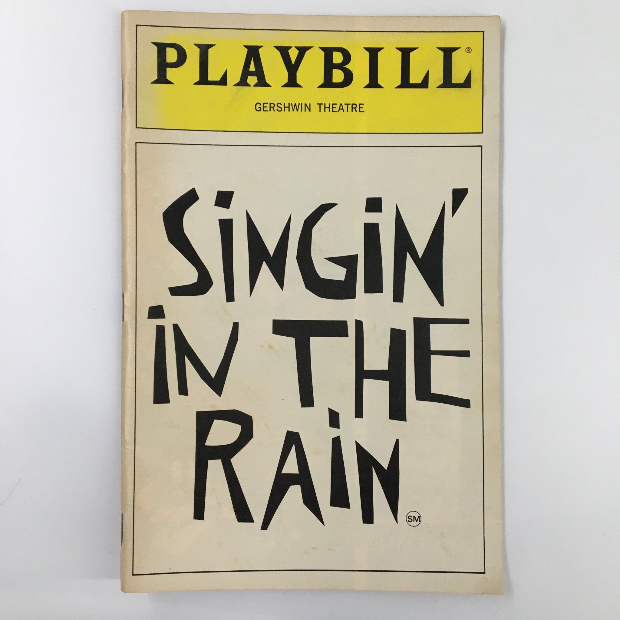 1985 Playbill Gershwin Theatre Vol. 3 #10 Singin' in the Rain by Twyla Tharp