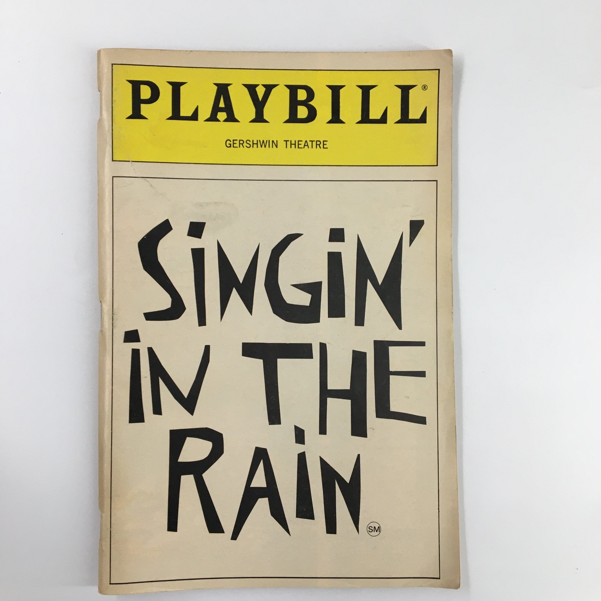 1985 Playbill Gershwin Theatre Vol. 3 #8 Don Correia in Singin' in the Rain