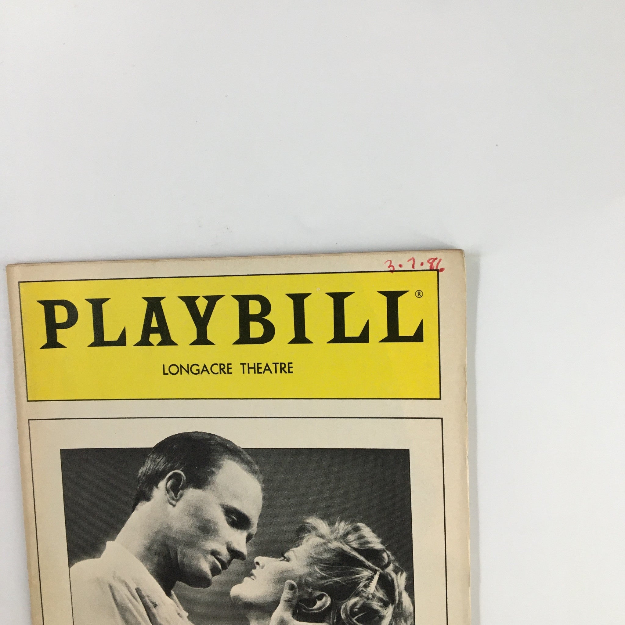 1986 Playbill Longacre Theatre Vol 86 #3 Ed Harris Judieth Ivey in Precious Sons