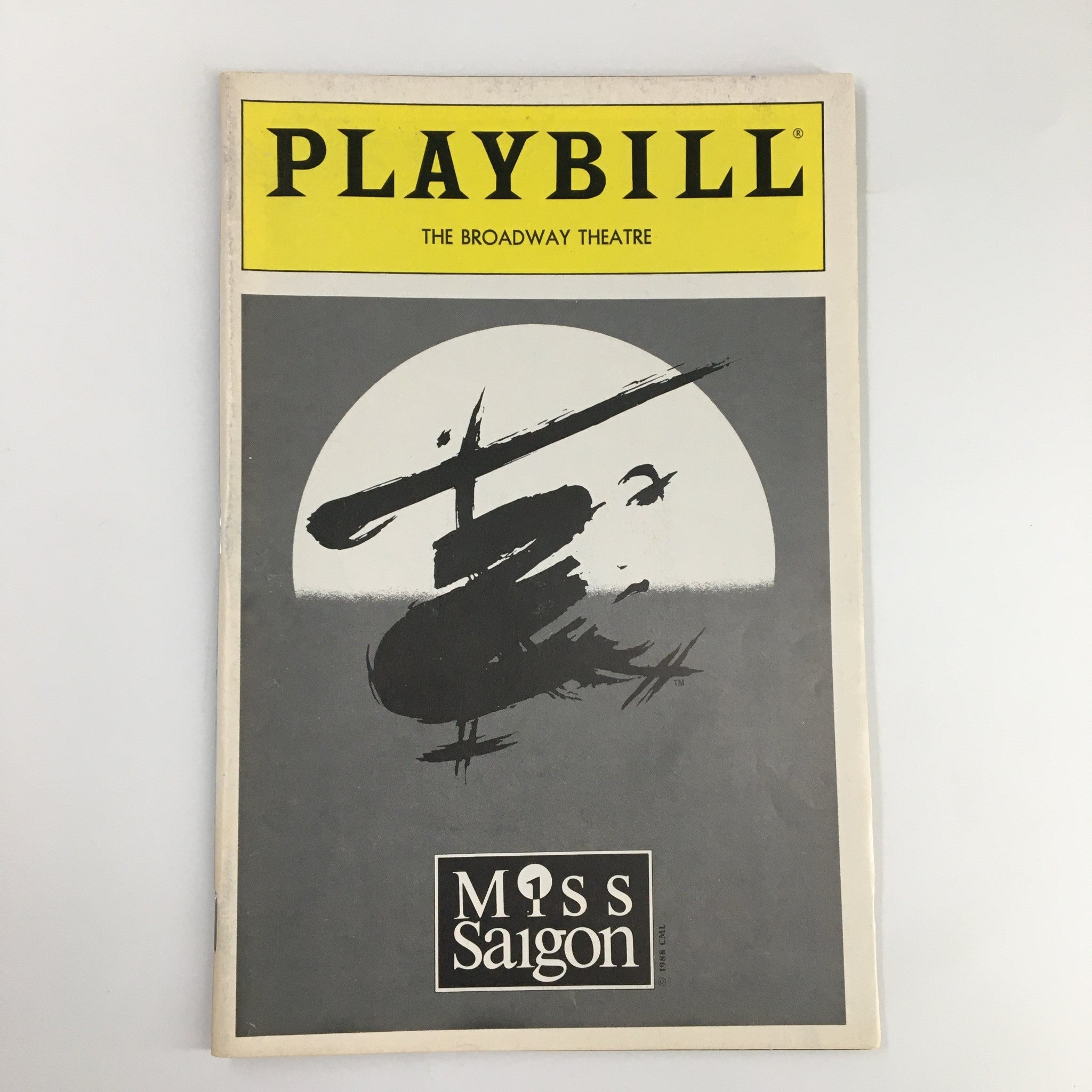 1992 Playbill Broadway Theatre Vol 92 #9 Francis Ruivivar in Miss Saigon