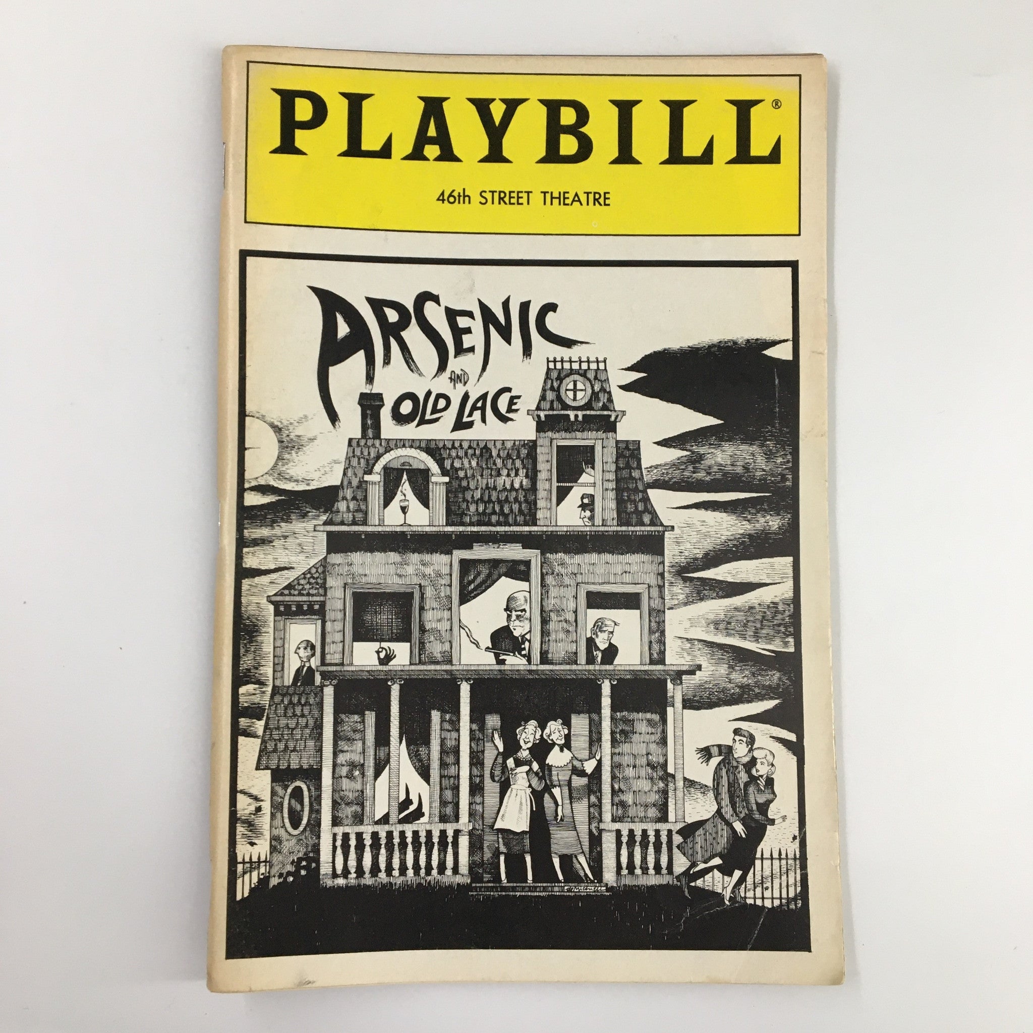 1986 Playbill Forty-Sixth Theatre Vol 86 #7 Abe Vigoda in Arsenic and Old Place