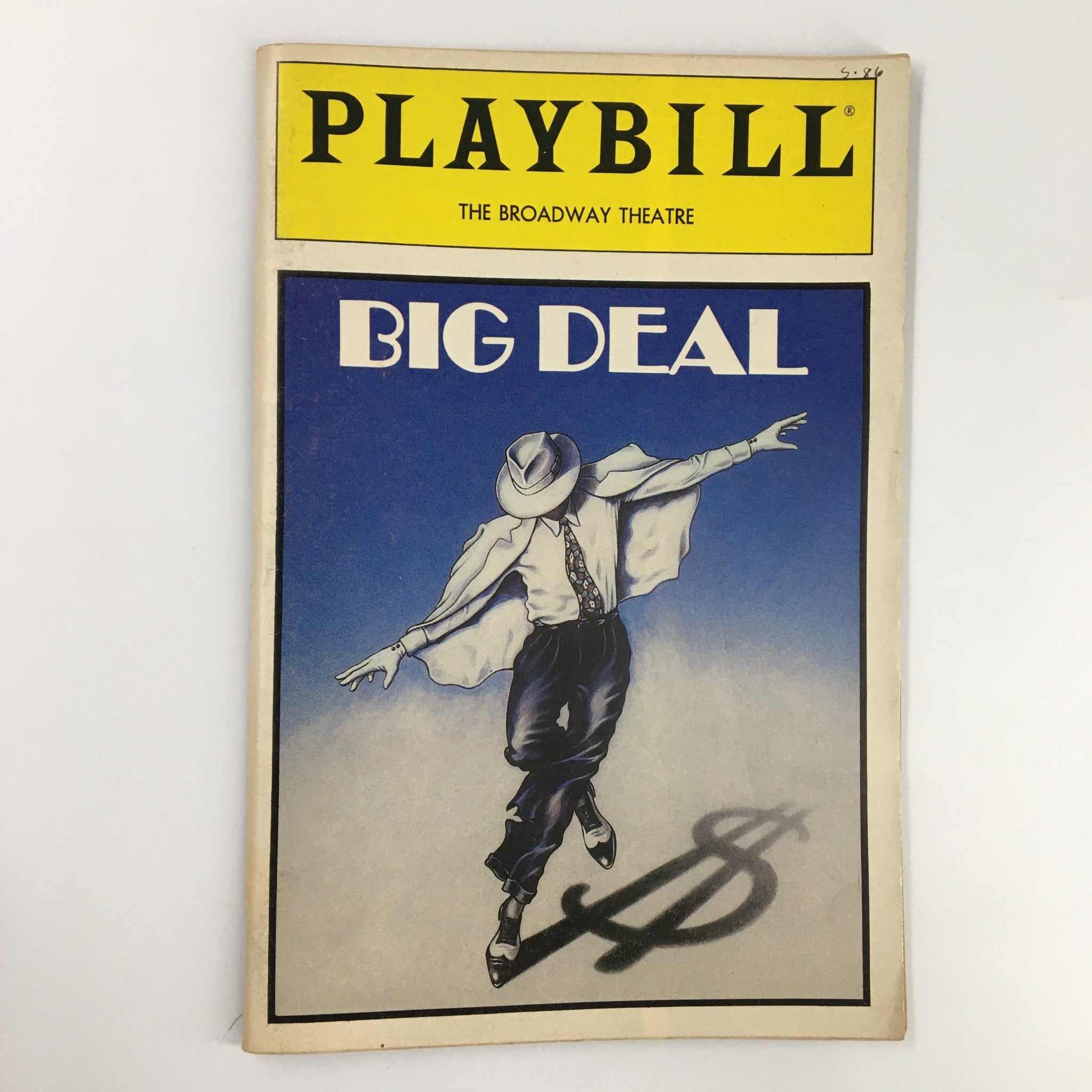 1986 Playbill Broadway Theatre Vol. 86 #5 Cleavant Derricks in Big Deal