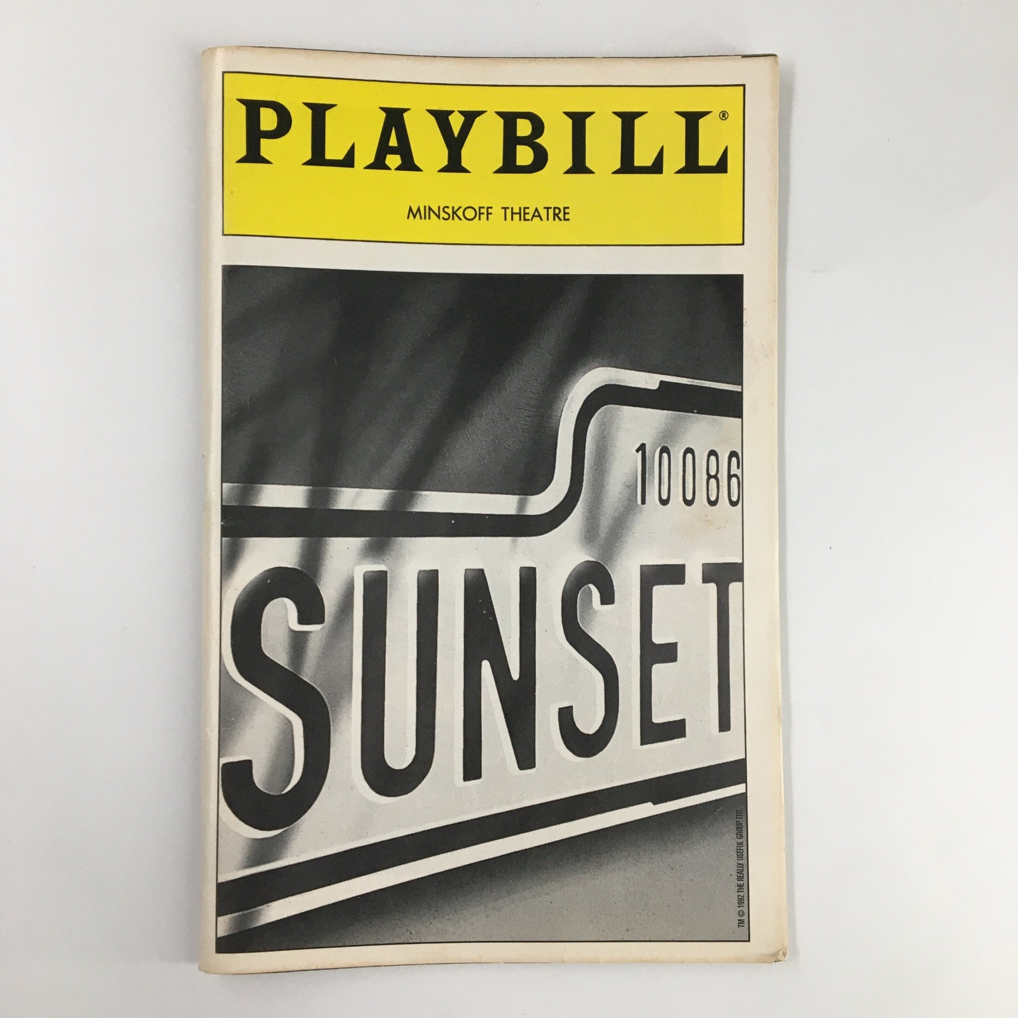 1994 Playbill Minskoff Theatre Glenn Close in 10086 Sunset Blvd. by Trevor Nunn