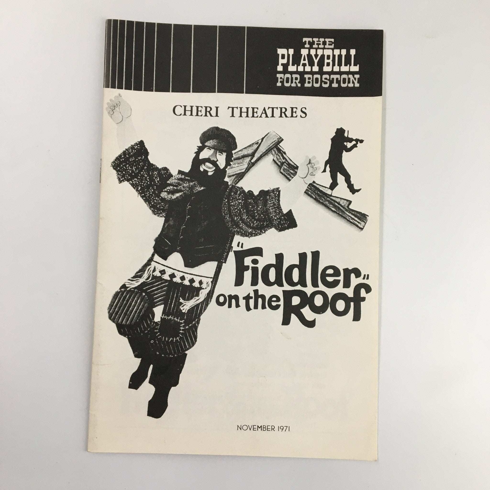 1971 Playbill Cheri Theatres Fiddler on the Roof by Norman Jewison