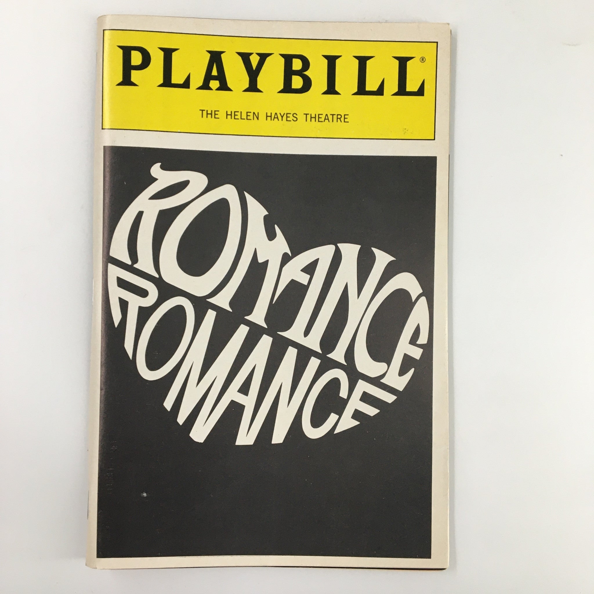 1988 Playbill The Helen Hayes Theatre Scott Bakula in Romance Romance