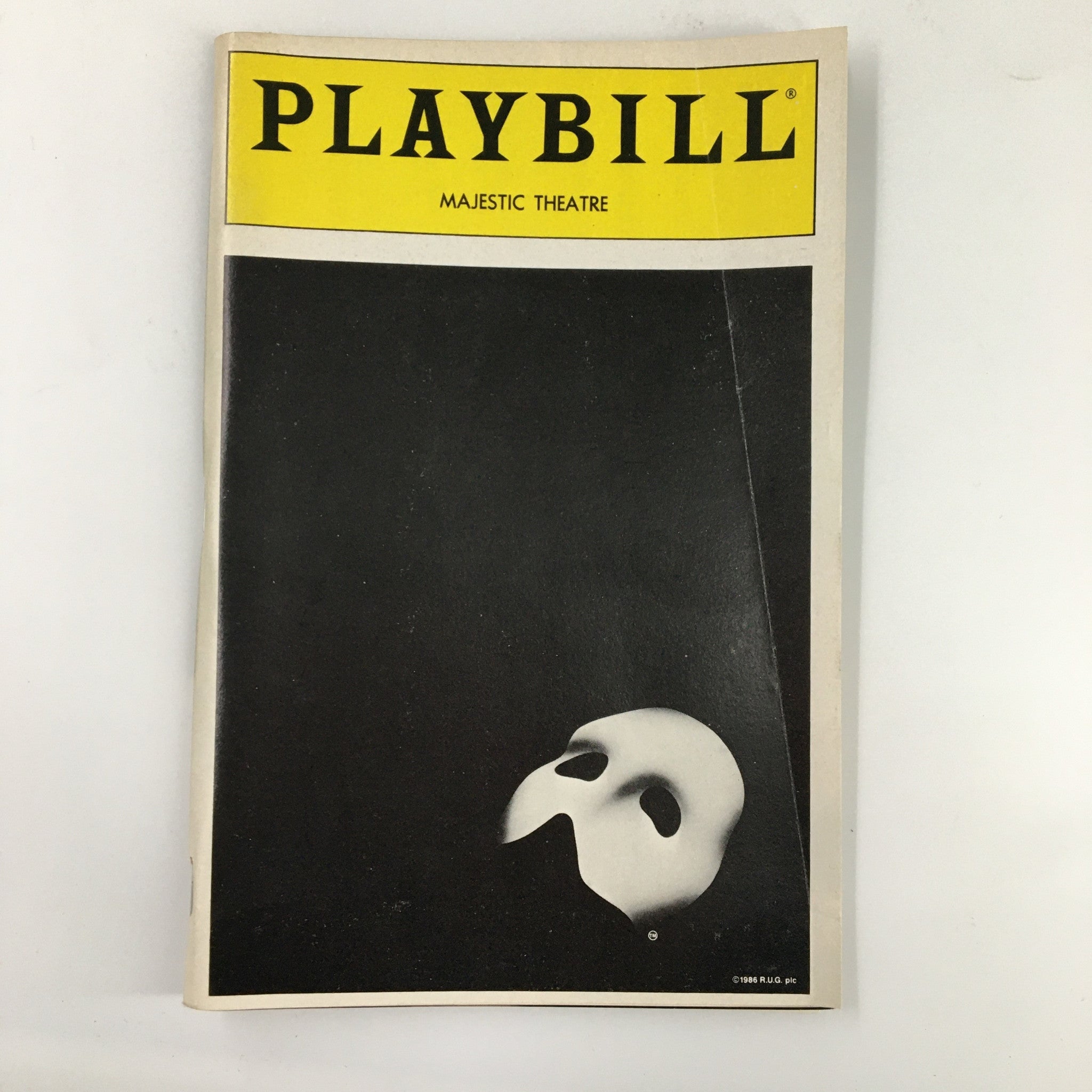 1988 Playbill Majestic Theatre The Phantom of the Opera by Harold Prince