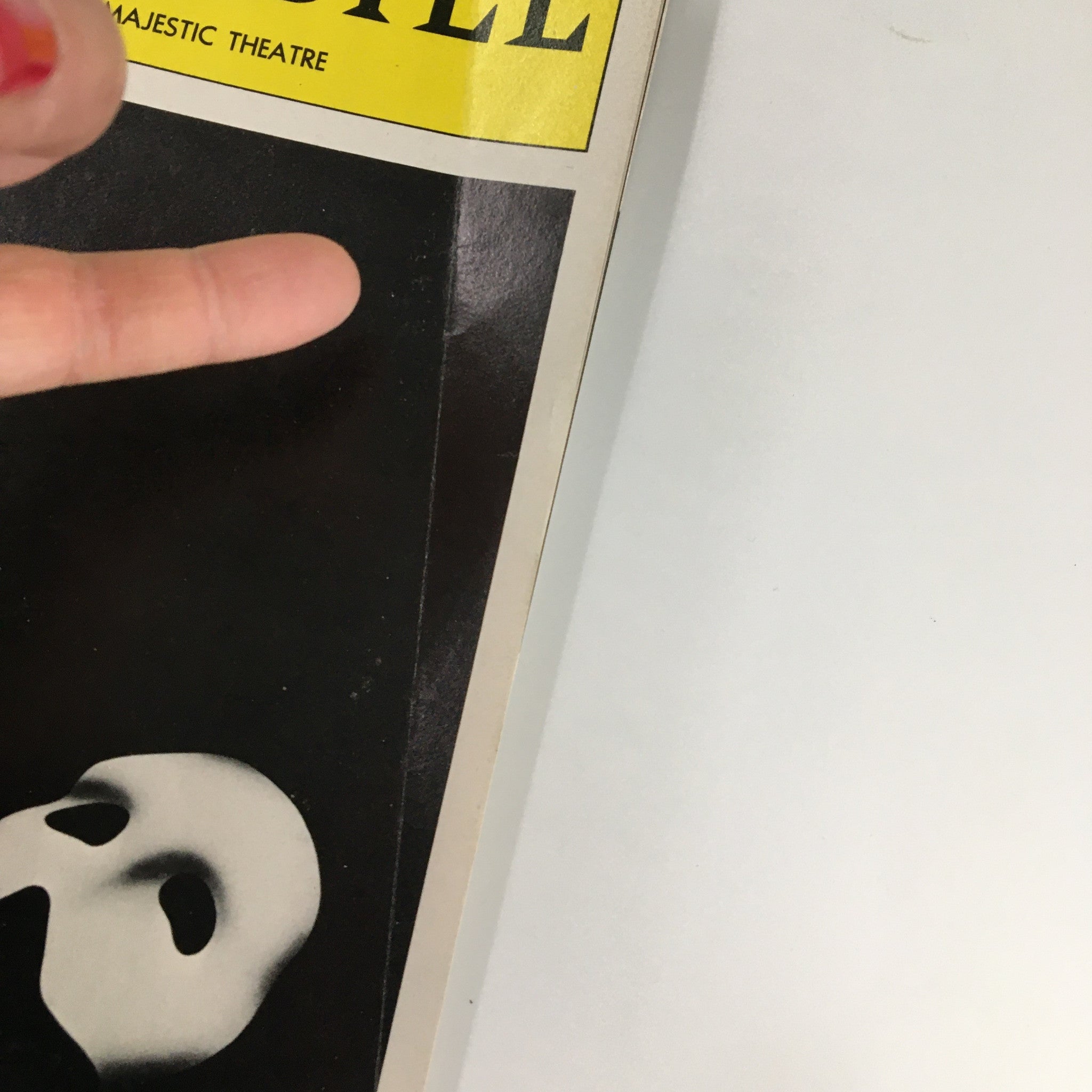 1988 Playbill Majestic Theatre The Phantom of the Opera by Harold Prince